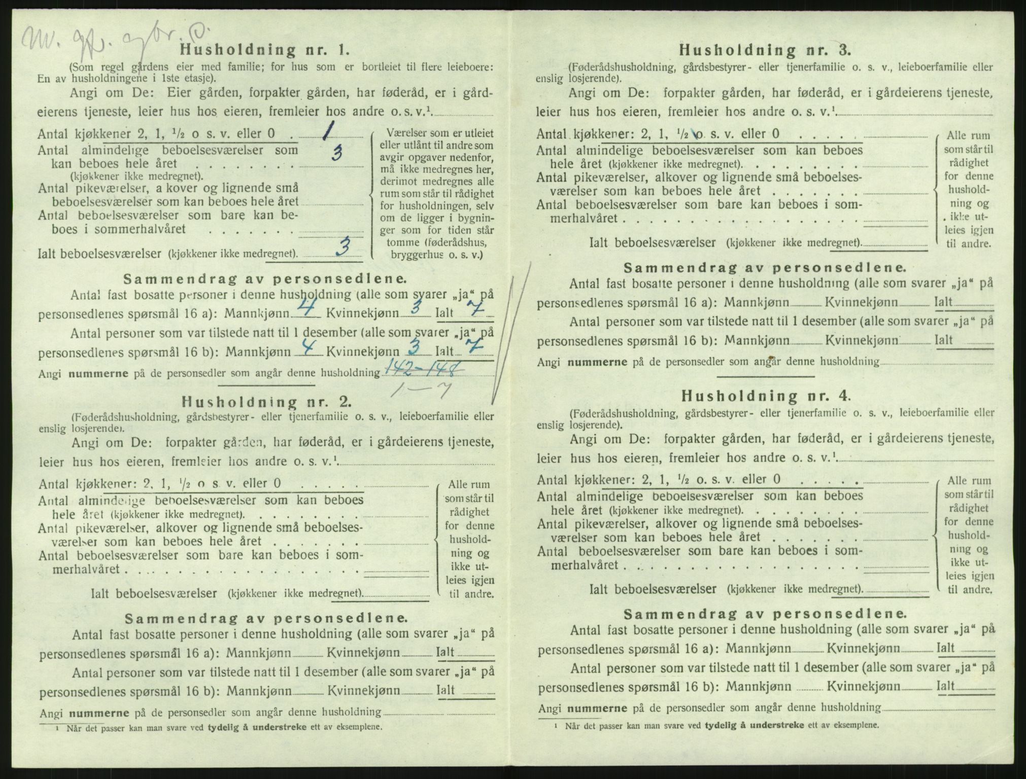 SAKO, 1920 census for Hedrum, 1920, p. 1646