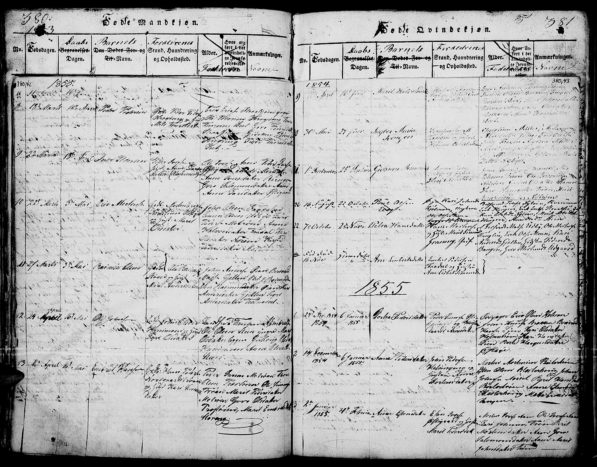 Tynset prestekontor, AV/SAH-PREST-058/H/Ha/Hab/L0001: Parish register (copy) no. 1, 1814-1859