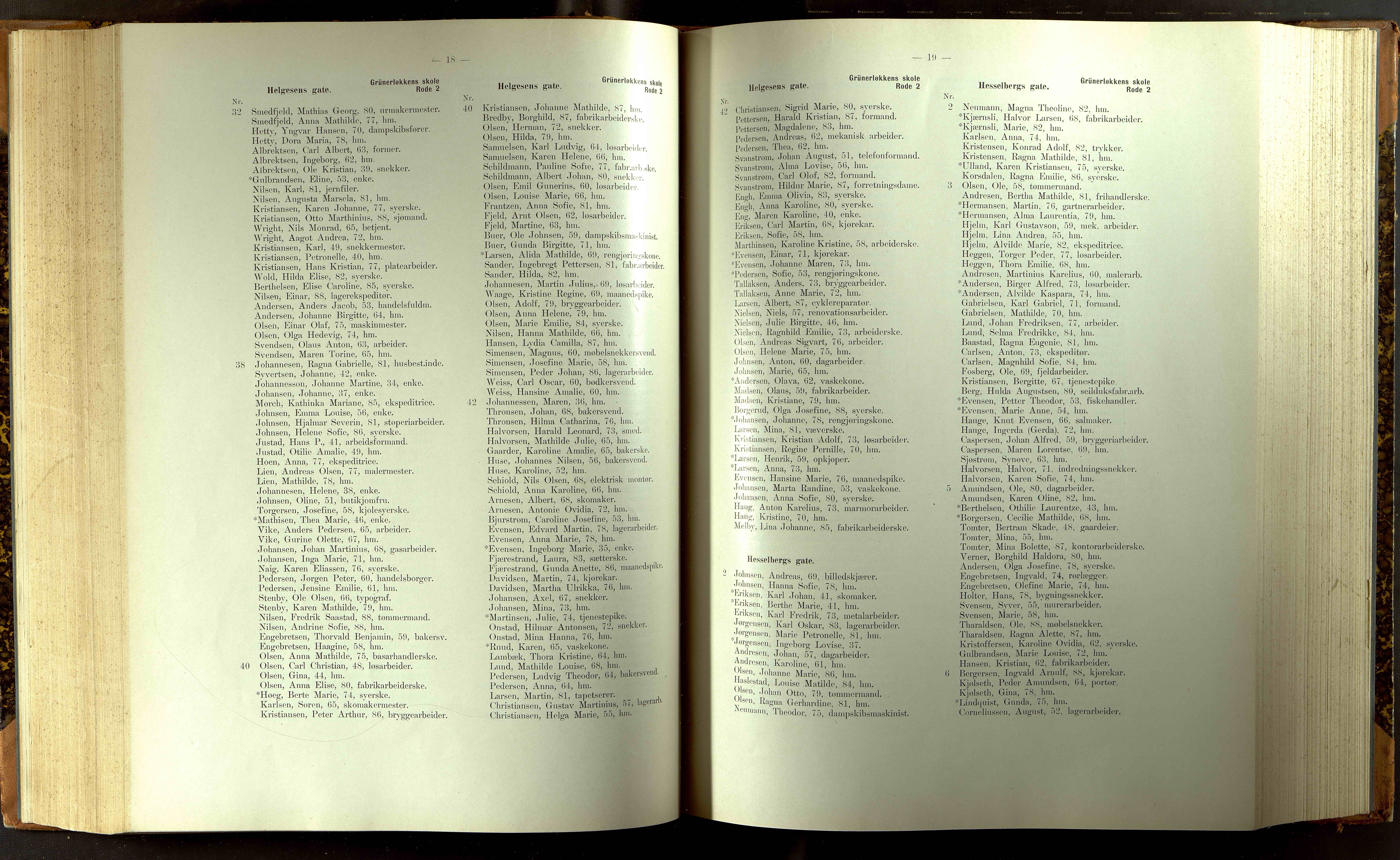 Folkeregisteret ( Valgstyret ), OBA/A-20059, 1913, p. 4018-4019