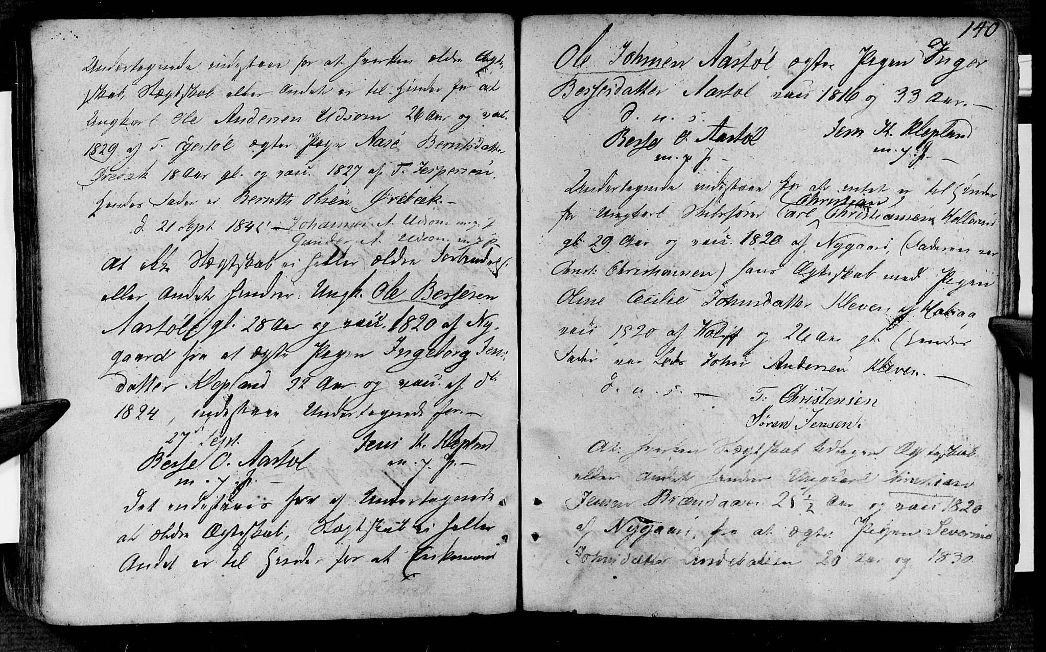 Søgne sokneprestkontor, SAK/1111-0037/F/Fa/Fab/L0007: Parish register (official) no. A 7, 1791-1851, p. 140