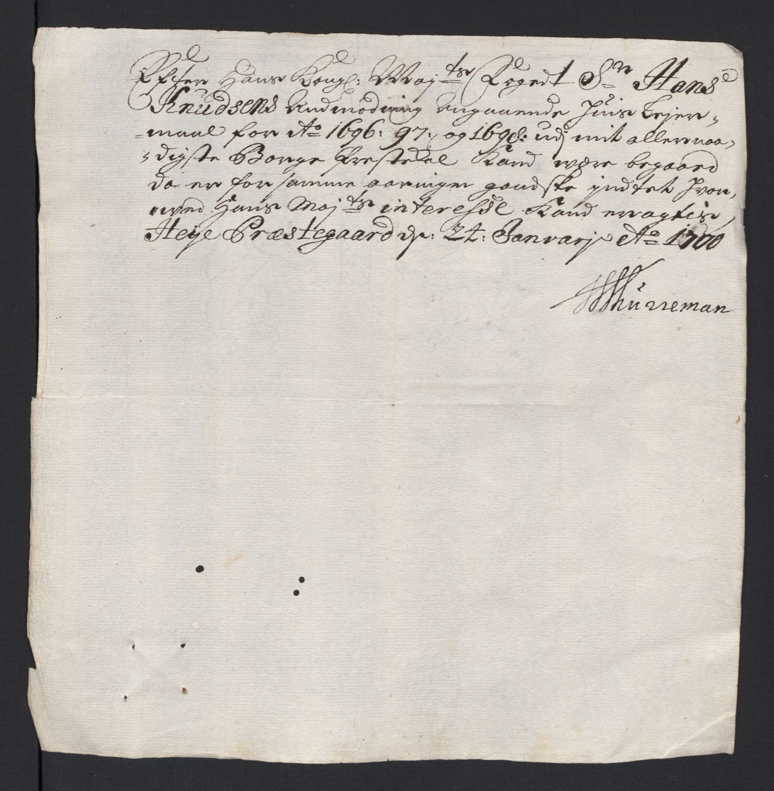 Rentekammeret inntil 1814, Reviderte regnskaper, Fogderegnskap, AV/RA-EA-4092/R04/L0129: Fogderegnskap Moss, Onsøy, Tune, Veme og Åbygge, 1700, p. 545