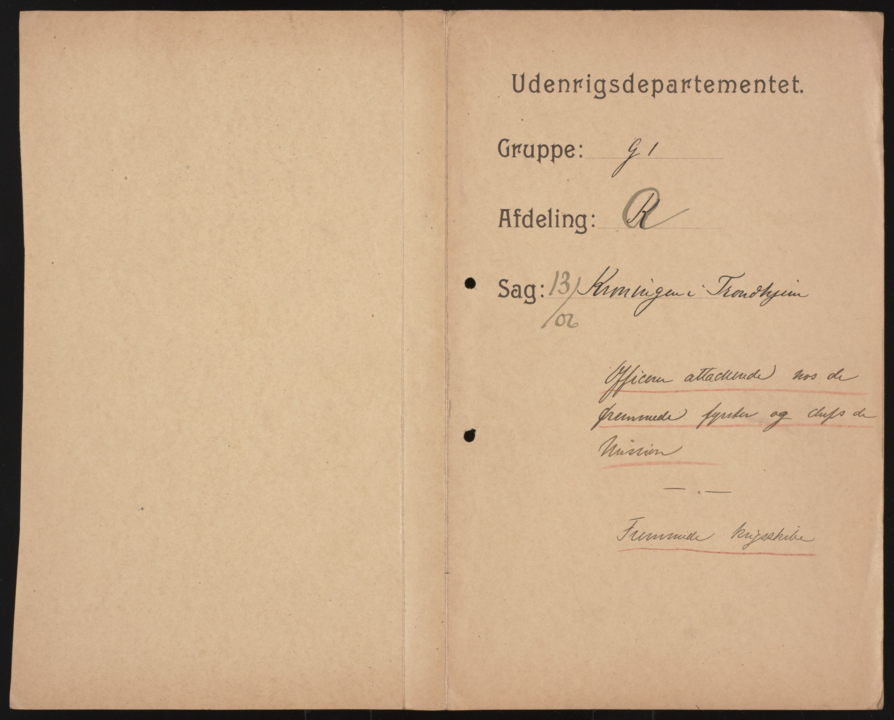 Utenriksdepartementet, AV/RA-S-2259, 1844-1931, p. 870