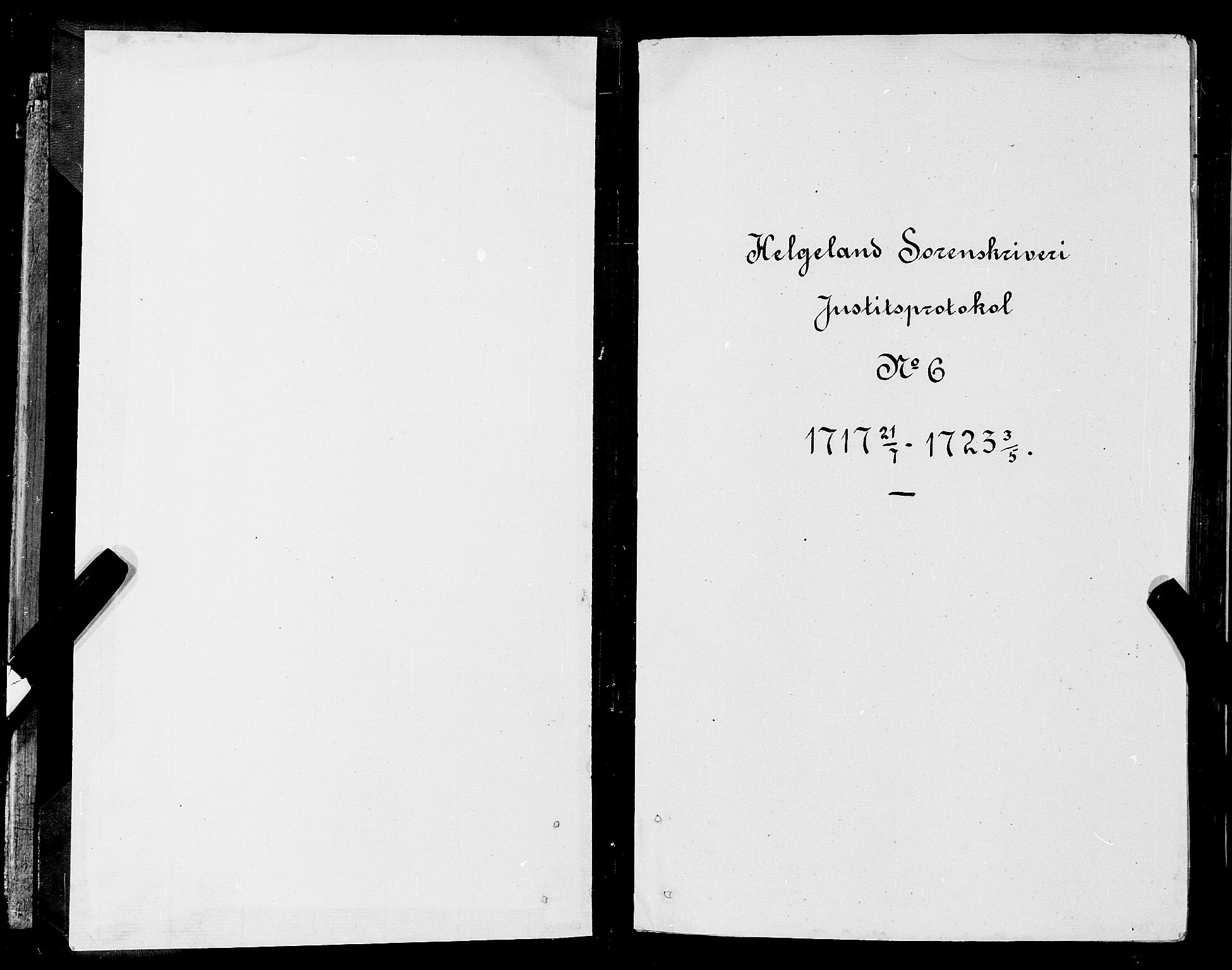 Helgeland sorenskriveri, AV/SAT-A-0004/1/1A/L0005: Tingbok 6, 1717-1723