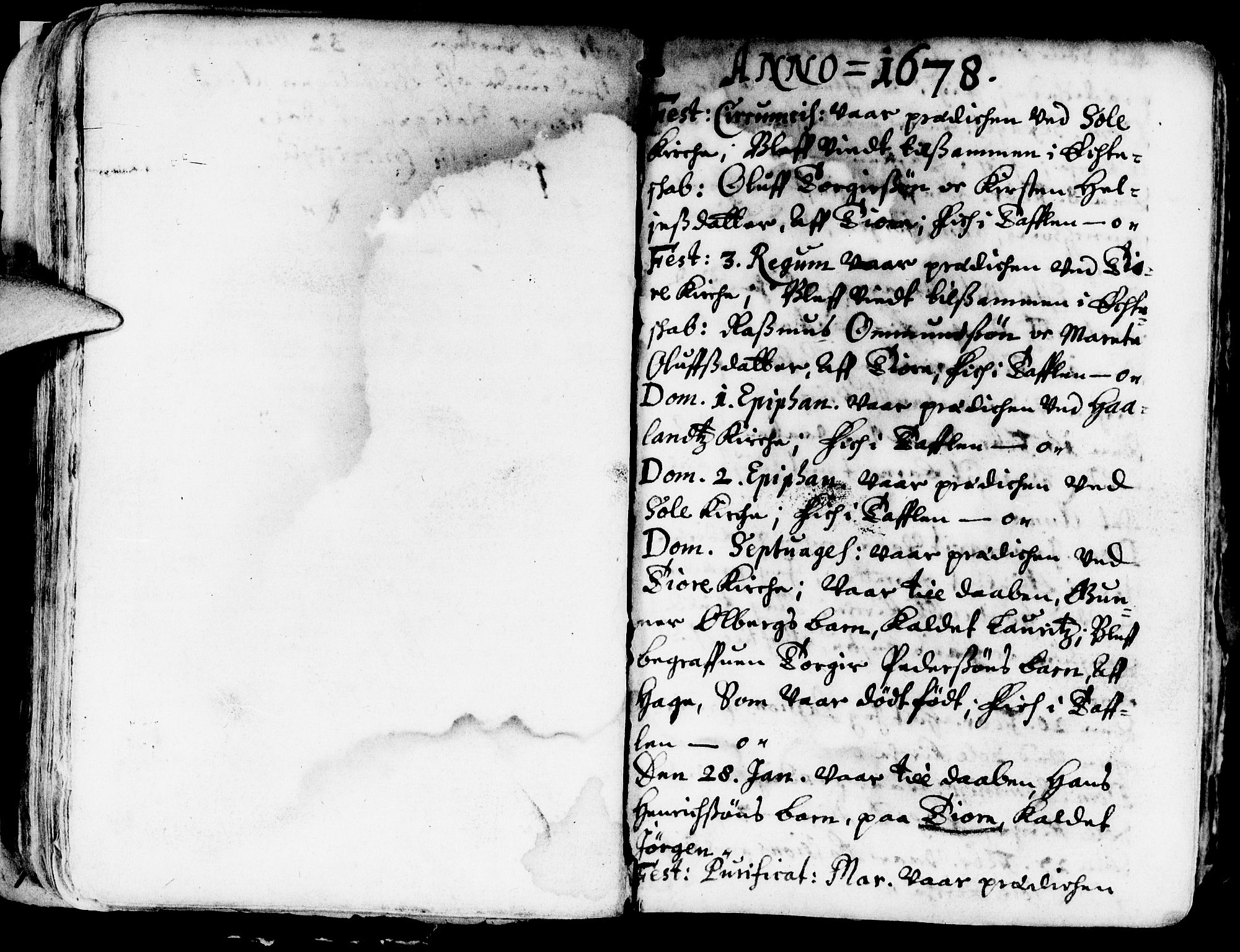 Håland sokneprestkontor, SAST/A-101802/001/30BA/L0001: Parish register (official) no. A 1, 1671-1722