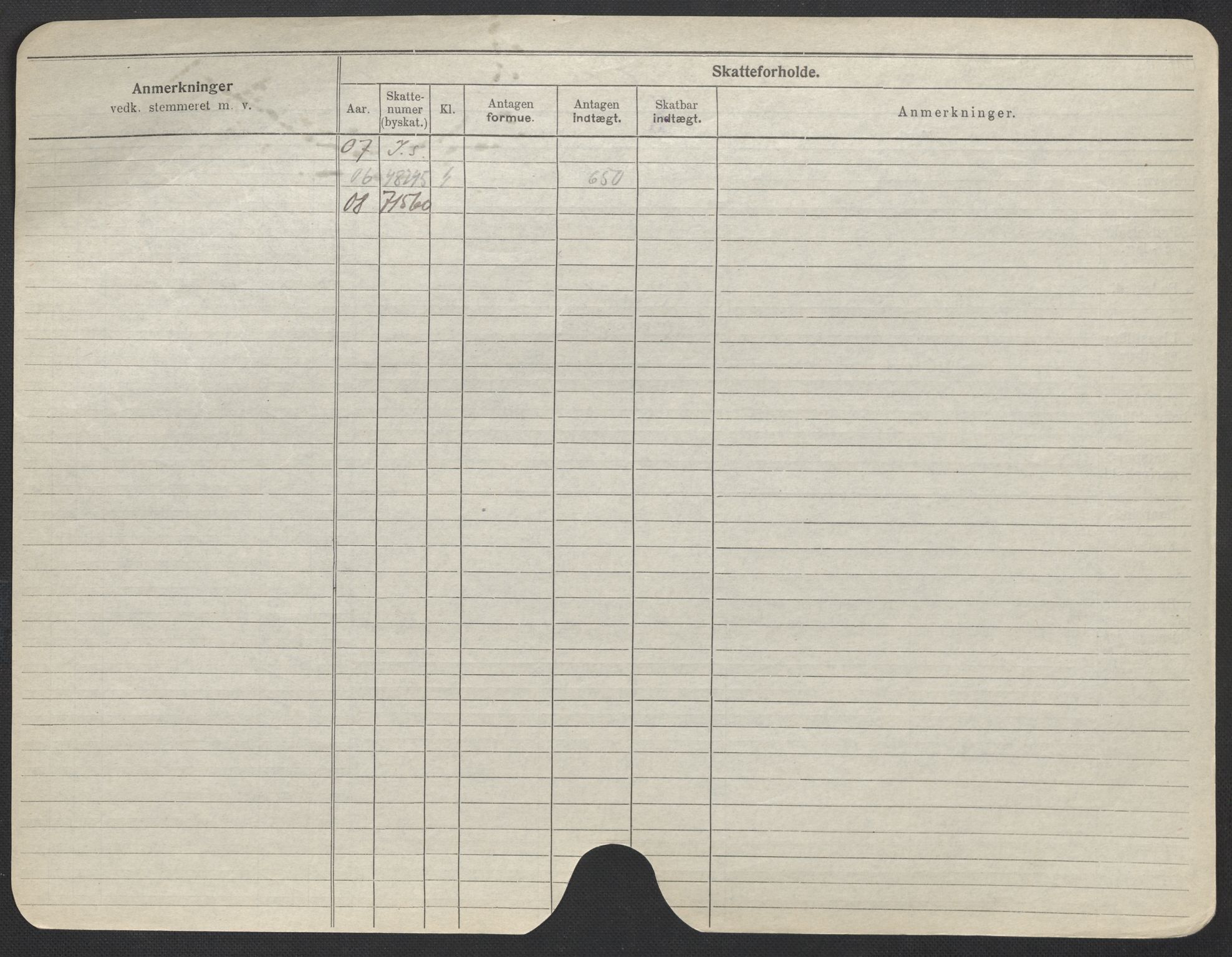 Oslo folkeregister, Registerkort, AV/SAO-A-11715/F/Fa/Fac/L0024: Kvinner, 1906-1914, p. 31b