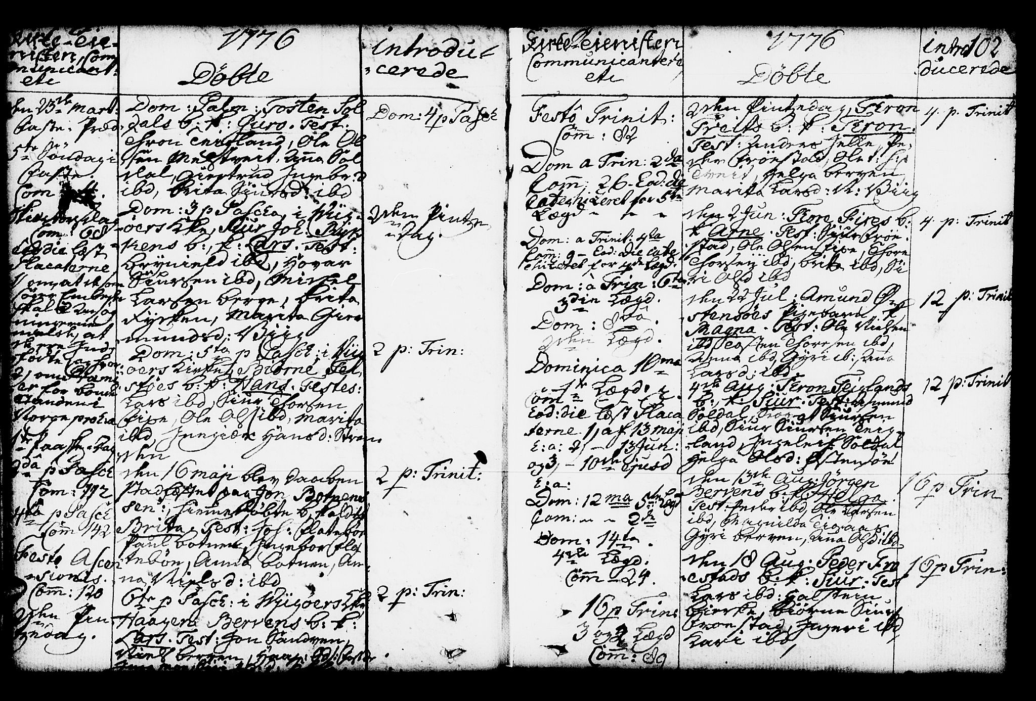 Kvam sokneprestembete, AV/SAB-A-76201/H/Haa: Parish register (official) no. A 4, 1743-1795, p. 102