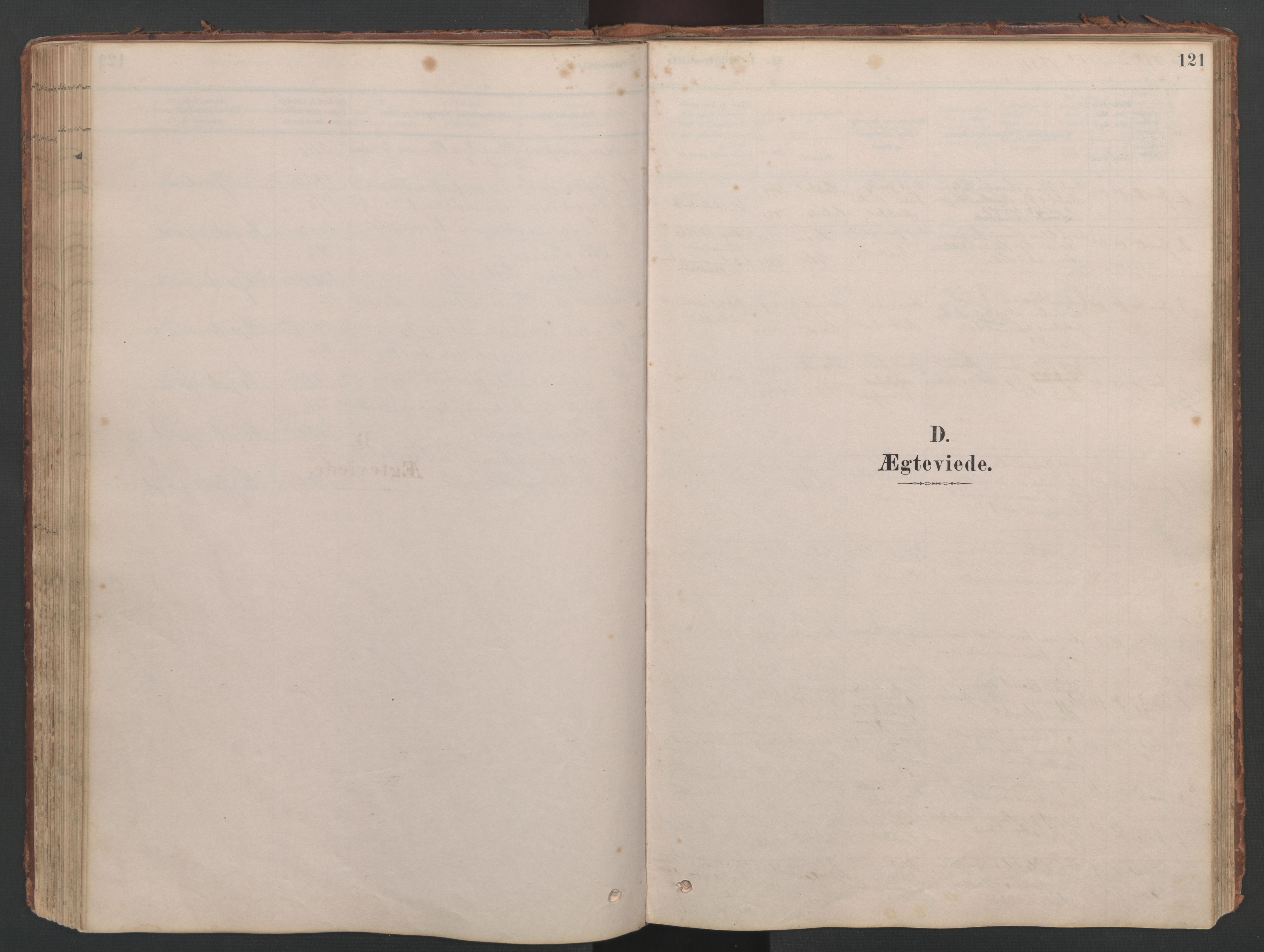 Ministerialprotokoller, klokkerbøker og fødselsregistre - Møre og Romsdal, SAT/A-1454/514/L0201: Parish register (copy) no. 514C01, 1878-1919, p. 121