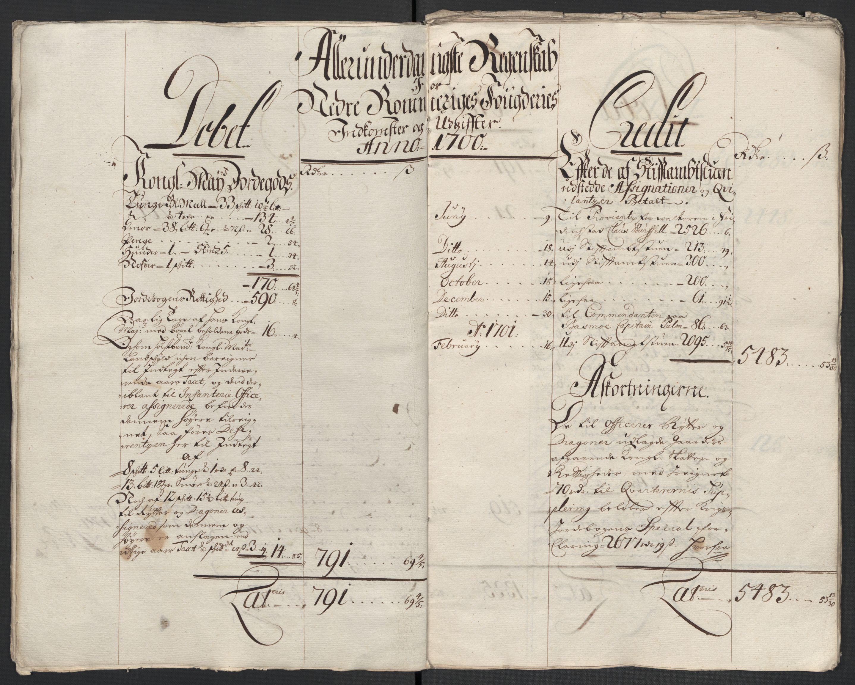 Rentekammeret inntil 1814, Reviderte regnskaper, Fogderegnskap, AV/RA-EA-4092/R11/L0583: Fogderegnskap Nedre Romerike, 1700, p. 12