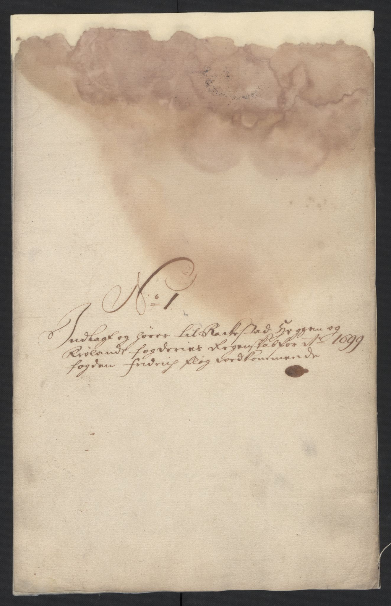 Rentekammeret inntil 1814, Reviderte regnskaper, Fogderegnskap, RA/EA-4092/R07/L0289: Fogderegnskap Rakkestad, Heggen og Frøland, 1699, p. 22