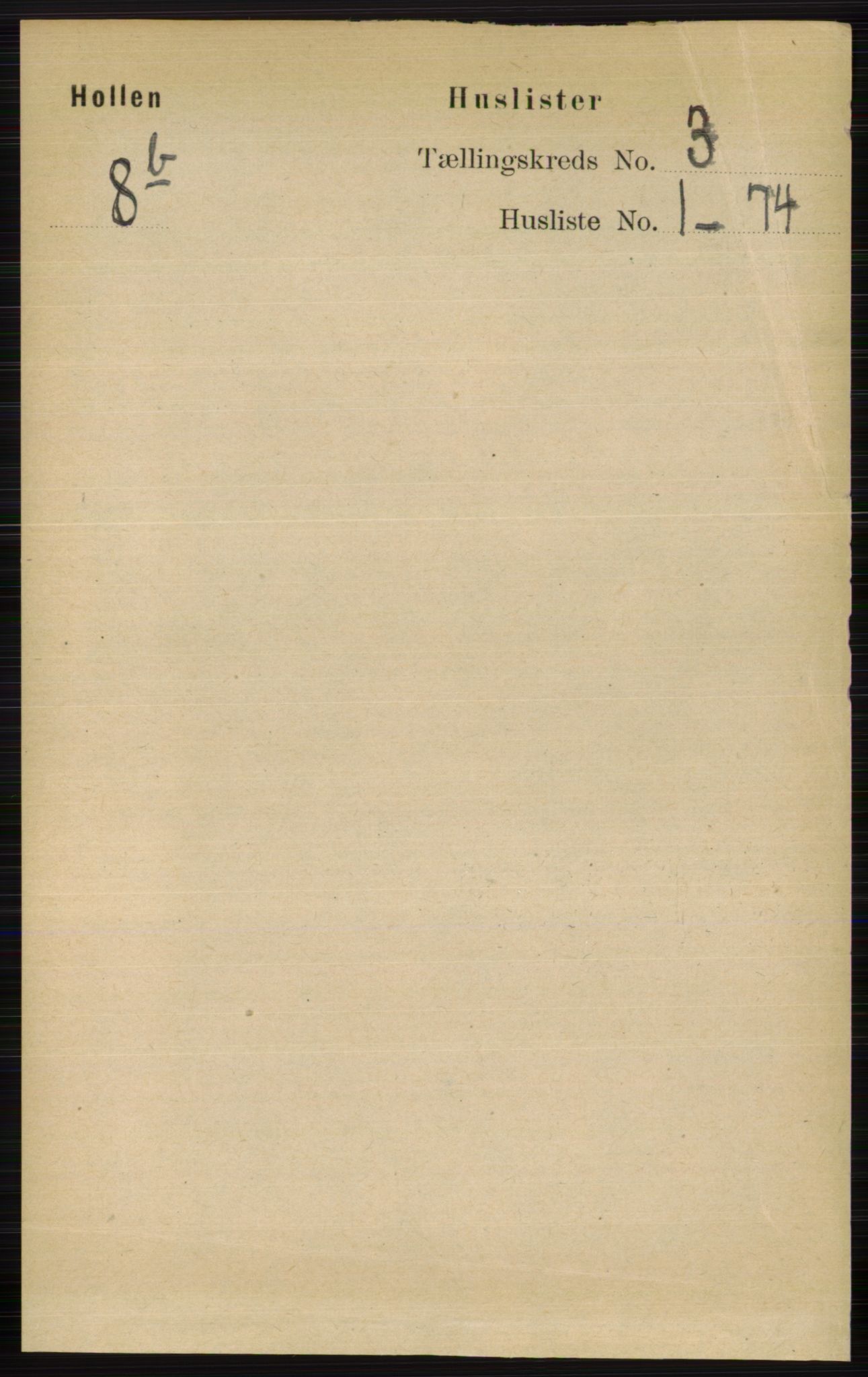 RA, 1891 census for 0819 Holla, 1891, p. 1265