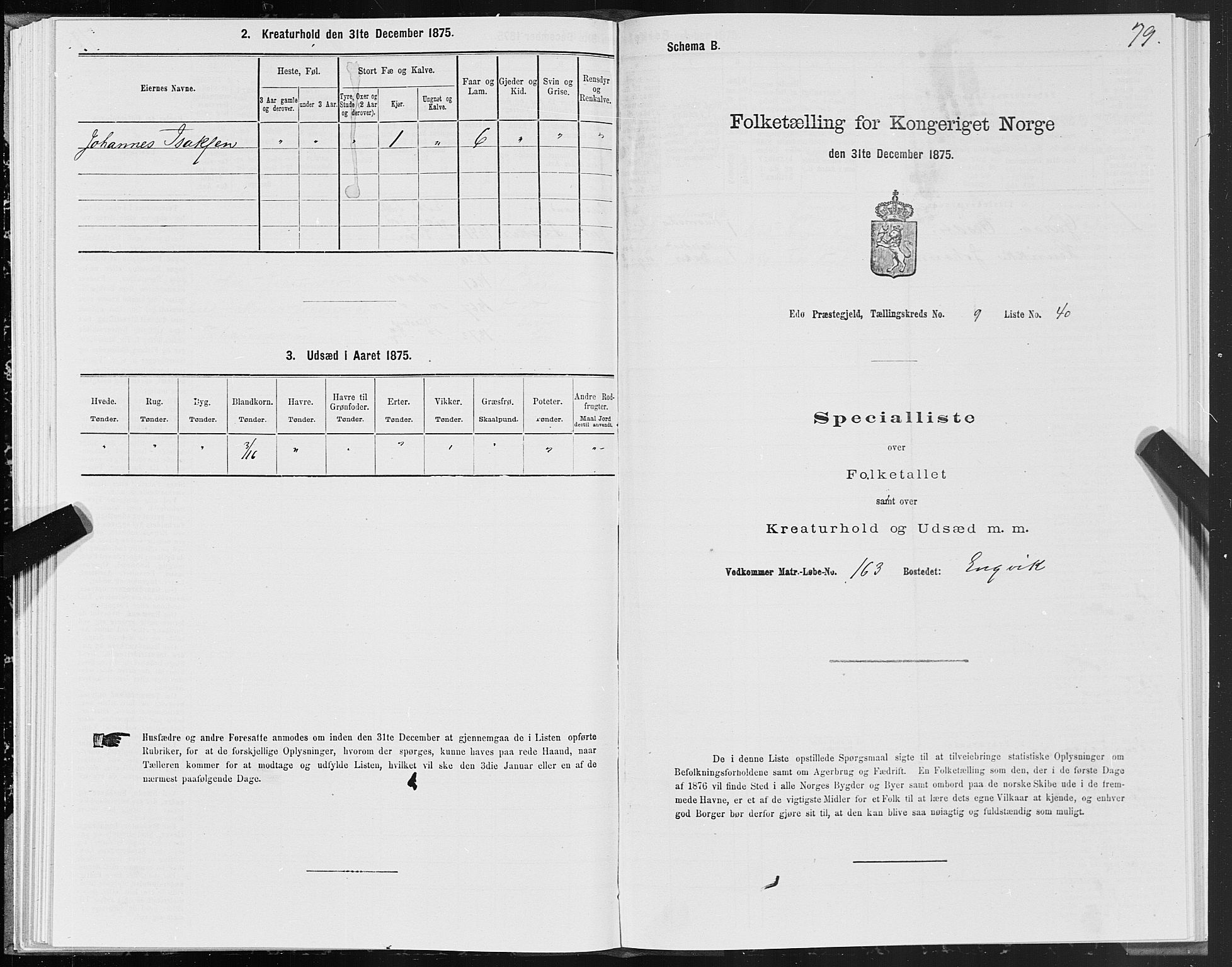 SAT, 1875 census for 1573P Edøy, 1875, p. 4079