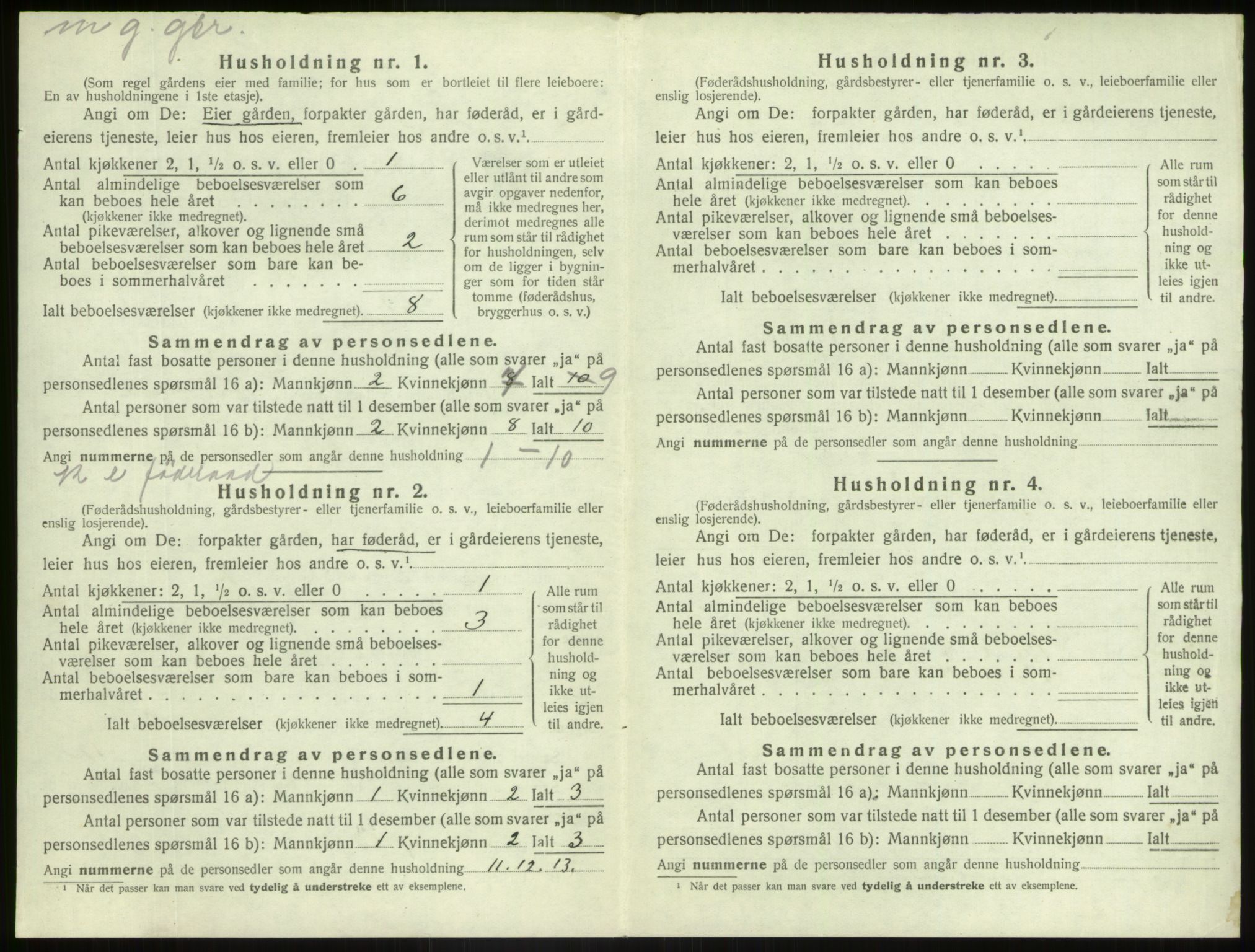 SAB, 1920 census for Luster, 1920, p. 994