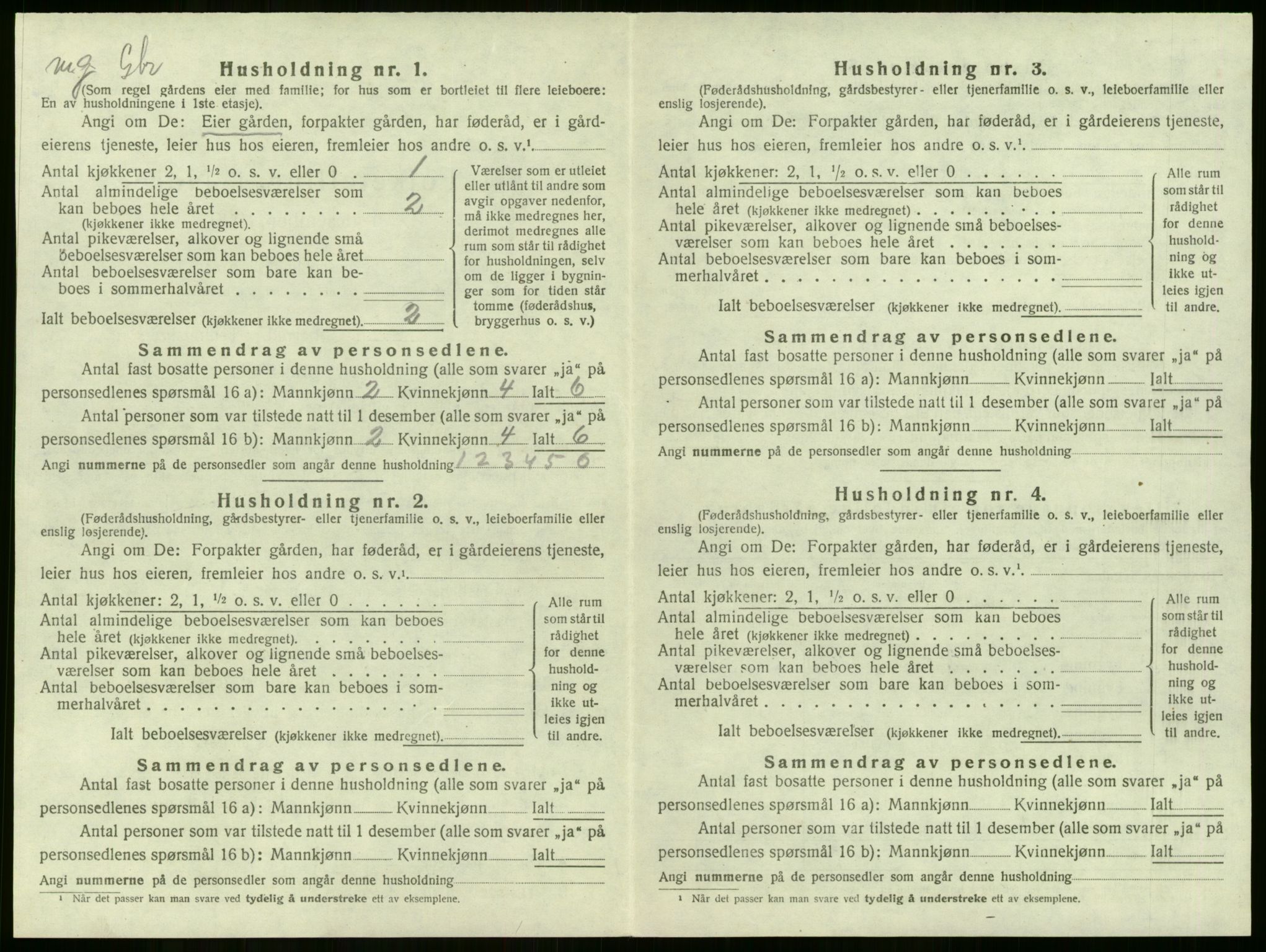 SAKO, 1920 census for Lier, 1920, p. 2511