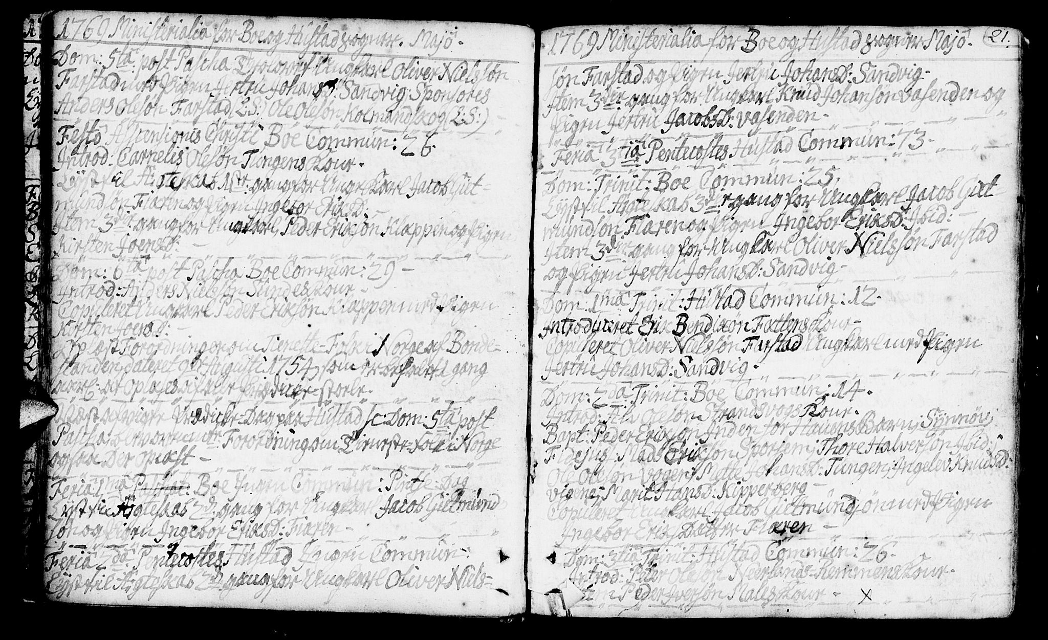 Ministerialprotokoller, klokkerbøker og fødselsregistre - Møre og Romsdal, SAT/A-1454/566/L0761: Parish register (official) no. 566A02 /1, 1767-1817, p. 21