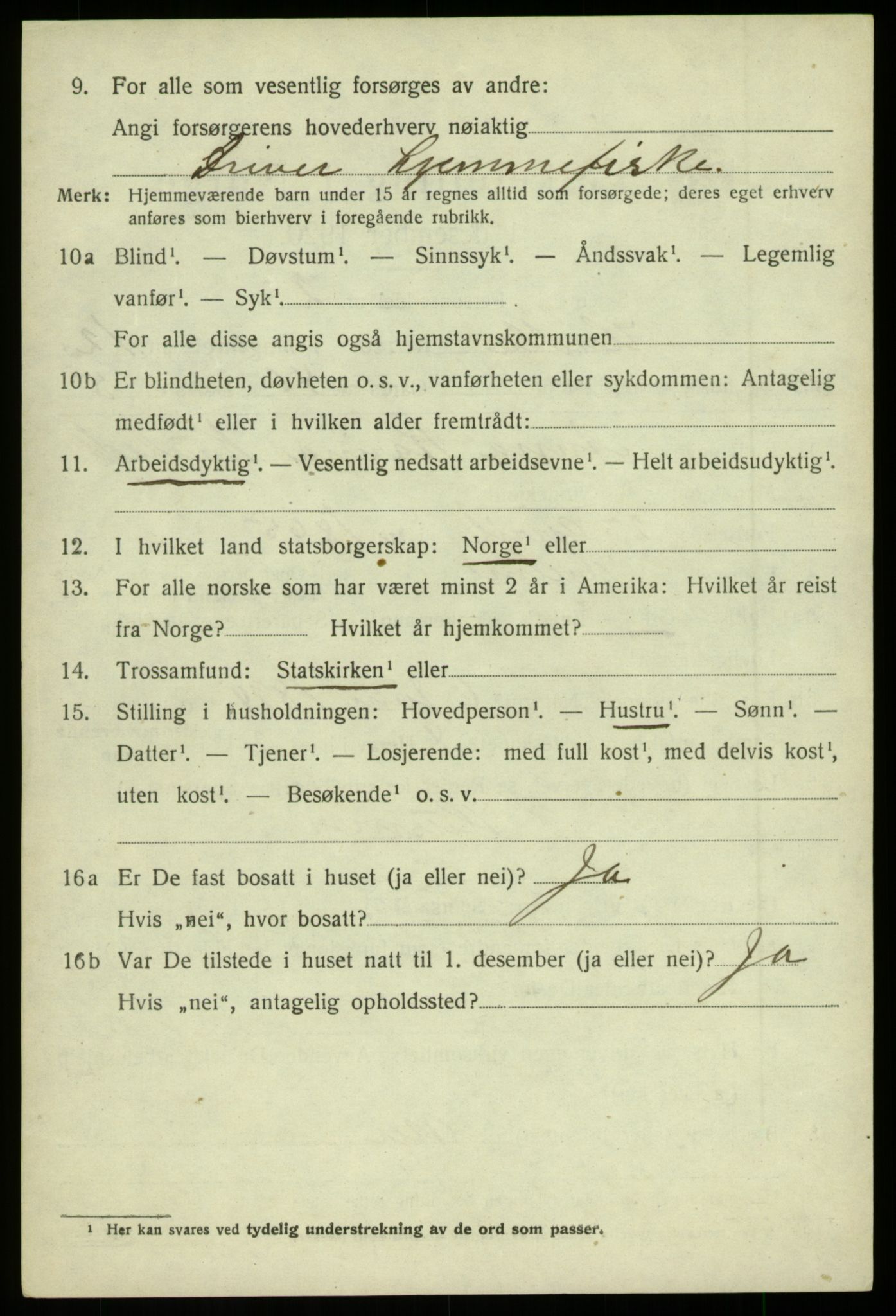 SAB, 1920 census for Herdla, 1920, p. 8904