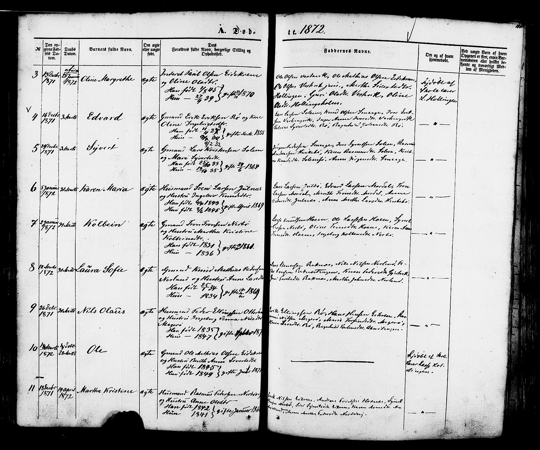 Ministerialprotokoller, klokkerbøker og fødselsregistre - Møre og Romsdal, AV/SAT-A-1454/560/L0719: Parish register (official) no. 560A03, 1845-1872, p. 115