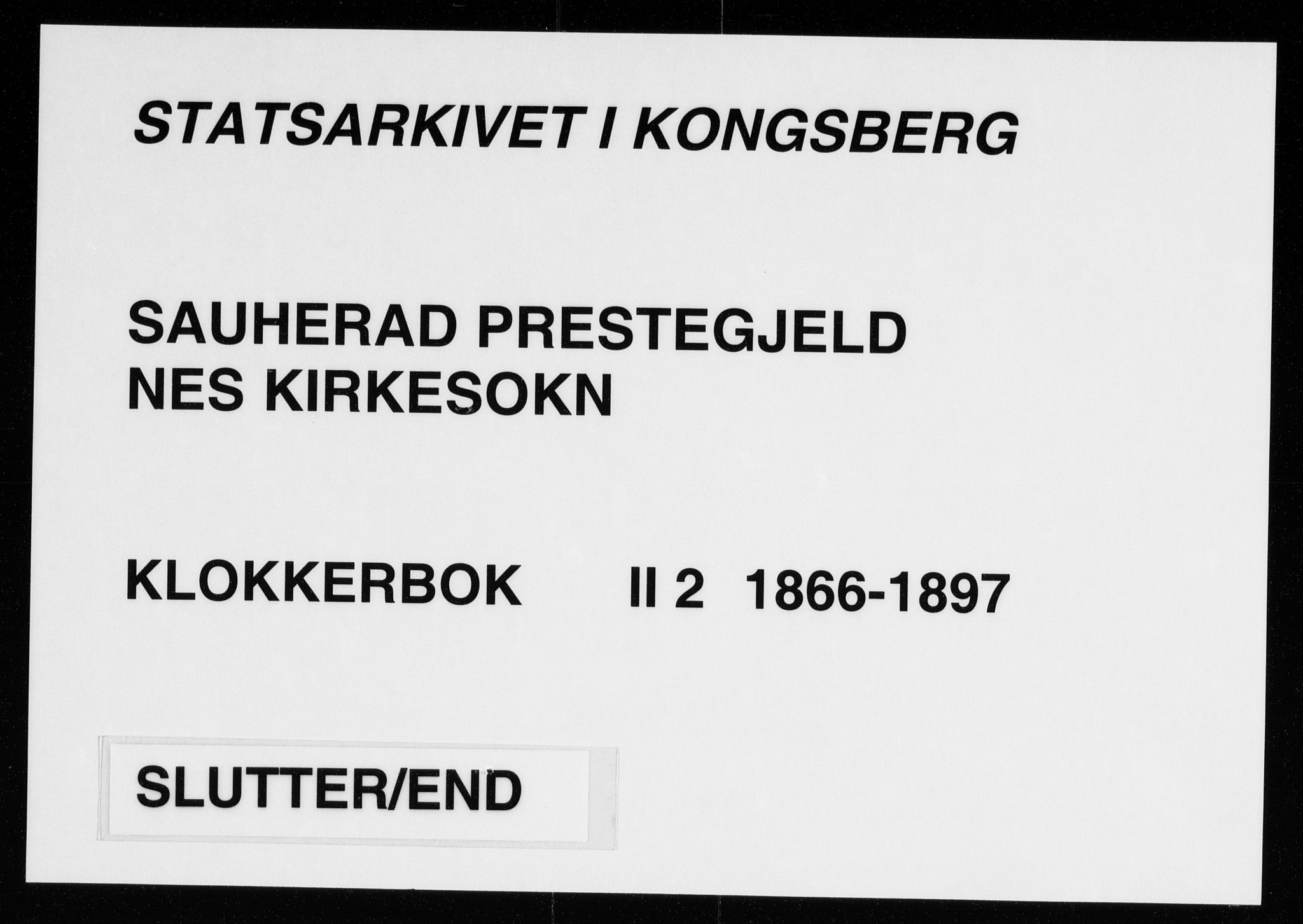 Sauherad kirkebøker, AV/SAKO-A-298/G/Gb/L0002: Parish register (copy) no. II 2, 1866-1897