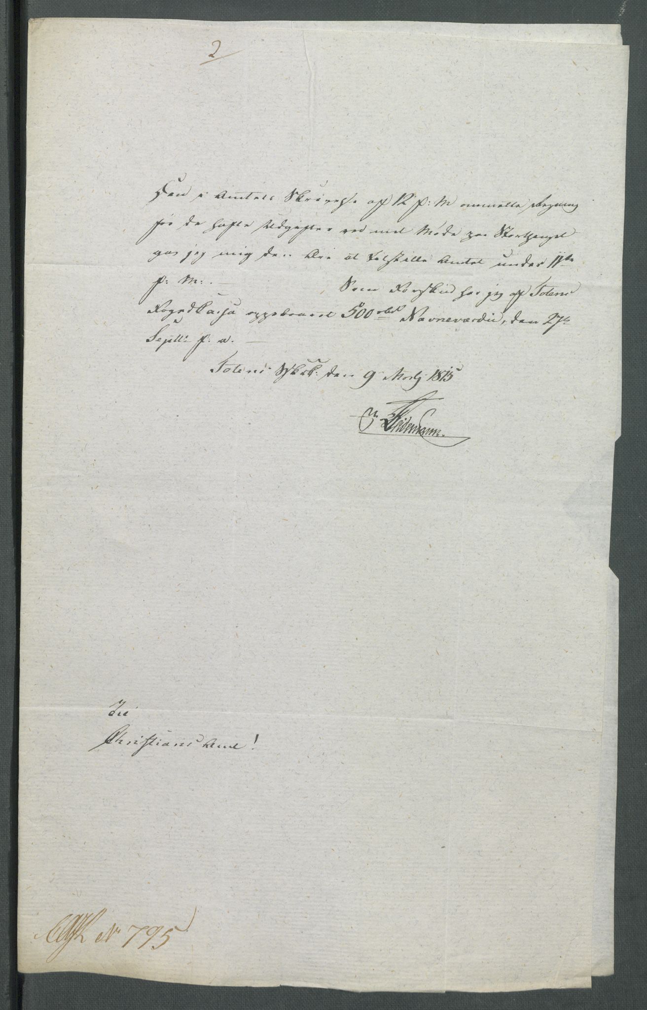 5. departement for finans-, handels- og tollfaget, AV/RA-S-3893/C/Cb/L0014: Regninger fra Riksforsamlingens deputerede, 1814, p. 227