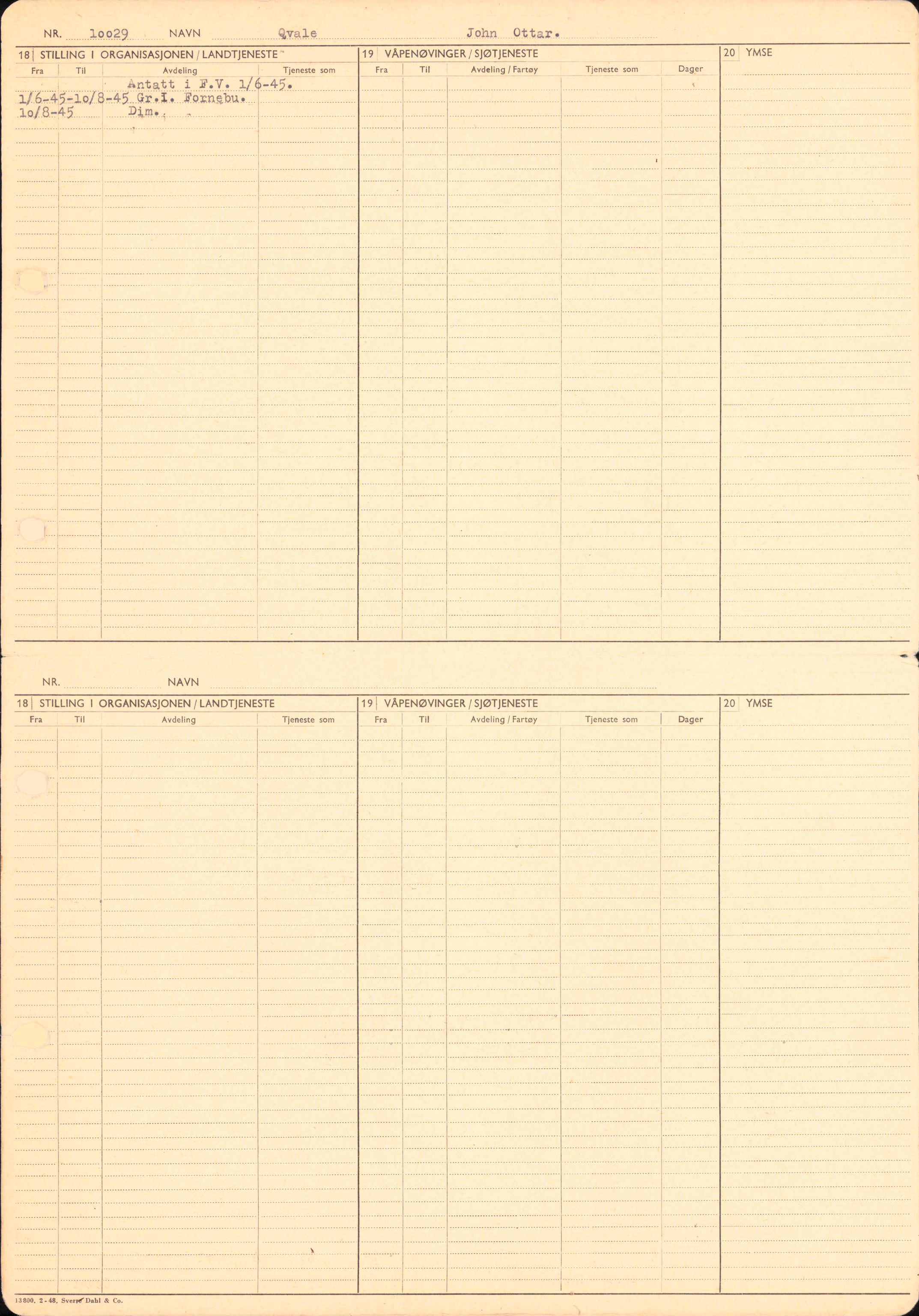 Forsvaret, Forsvarets overkommando/Luftforsvarsstaben, AV/RA-RAFA-4079/P/Pa/L0028: Personellpapirer, 1911, p. 6