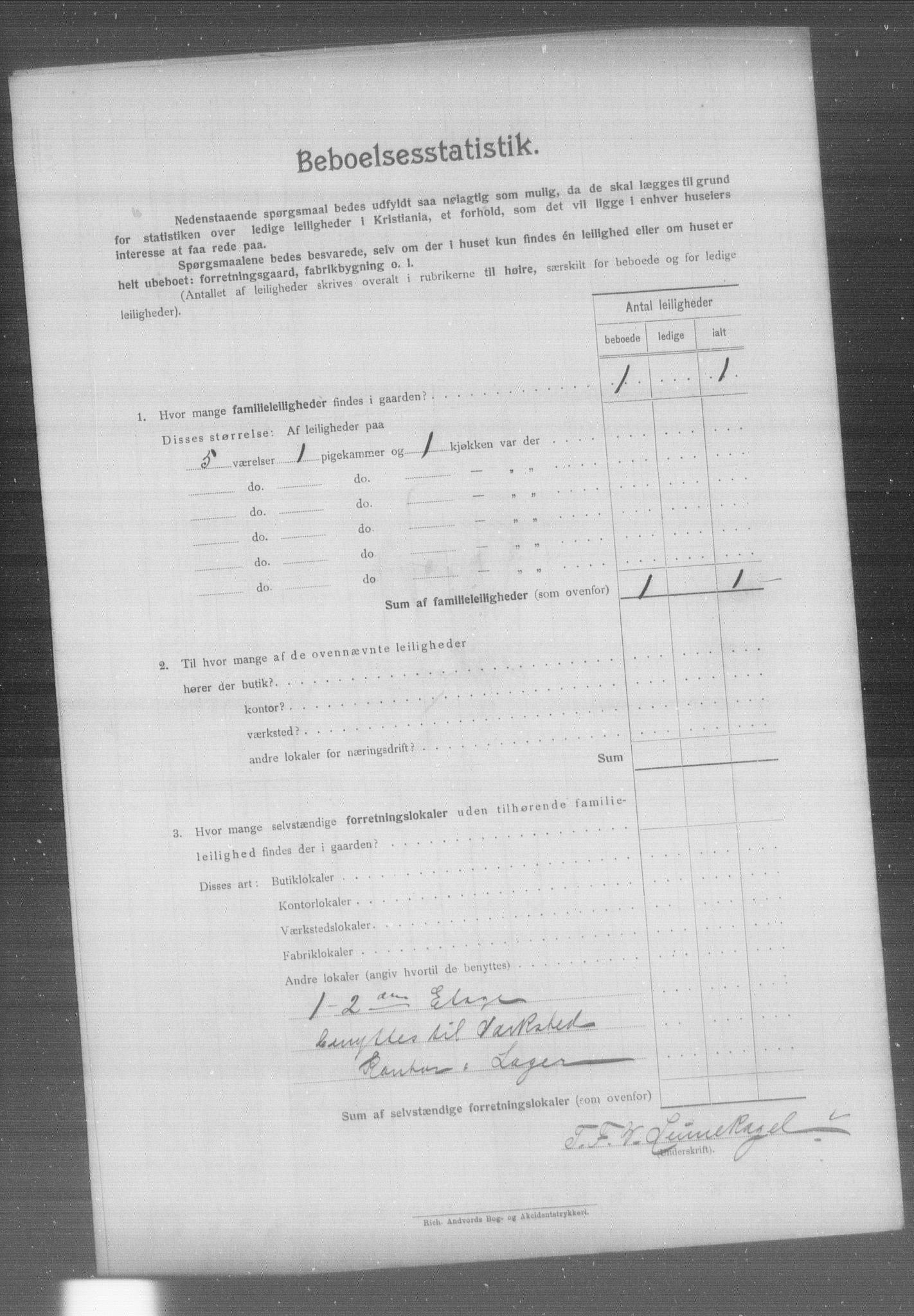 OBA, Municipal Census 1904 for Kristiania, 1904, p. 23861