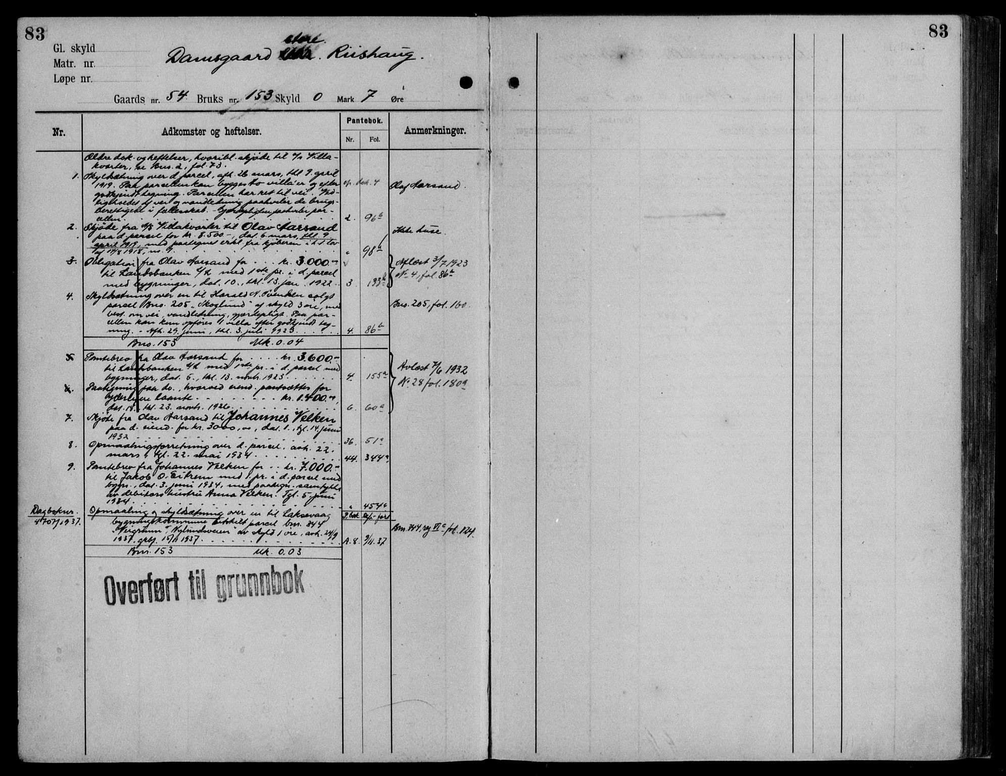 Midhordland sorenskriveri, AV/SAB-A-3001/1/G/Ga/Gab/L0115: Mortgage register no. II.A.b.115, p. 83