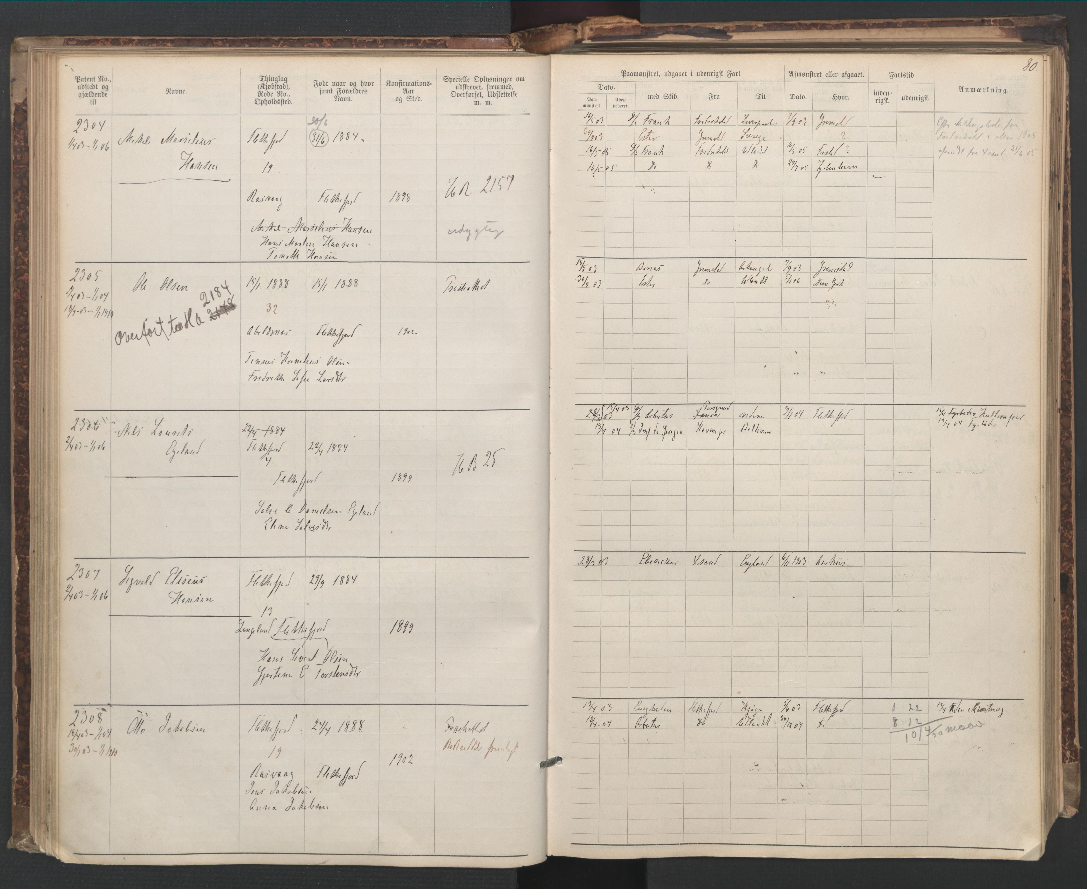 Flekkefjord mønstringskrets, AV/SAK-2031-0018/F/Fa/L0006: Annotasjonsrulle nr 1916-2964 med register, Æ-3, 1891-1948, p. 110