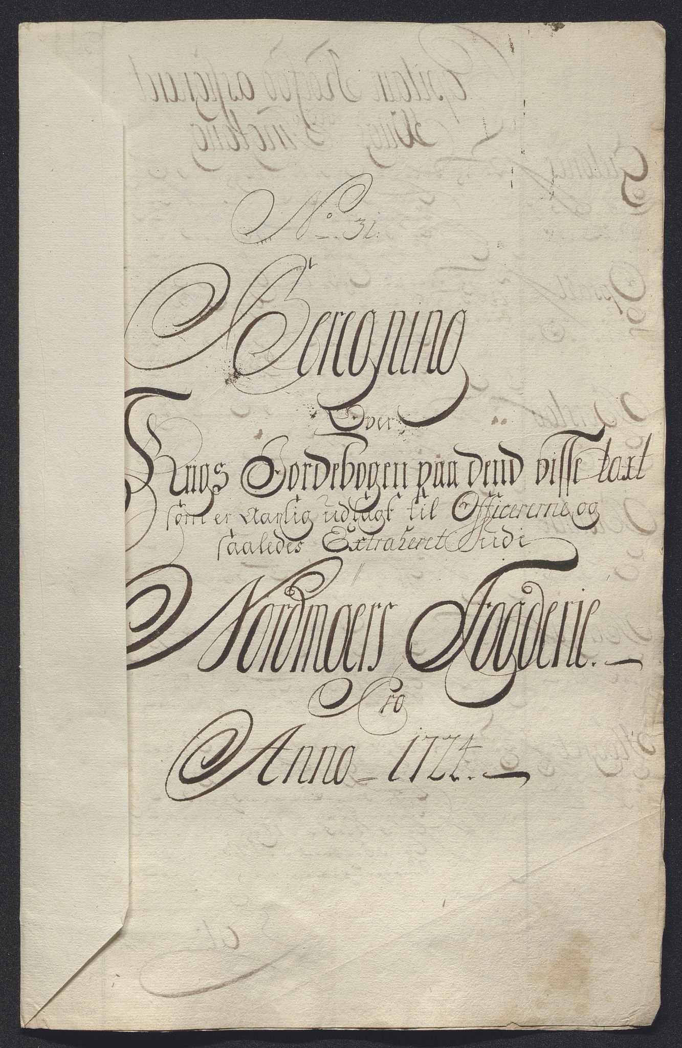 Rentekammeret inntil 1814, Reviderte regnskaper, Fogderegnskap, RA/EA-4092/R56/L3757: Fogderegnskap Nordmøre, 1724, p. 238