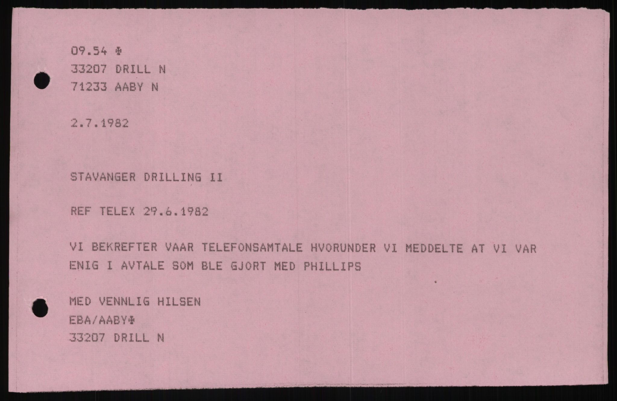 Pa 1503 - Stavanger Drilling AS, AV/SAST-A-101906/D/L0006: Korrespondanse og saksdokumenter, 1974-1984, p. 388