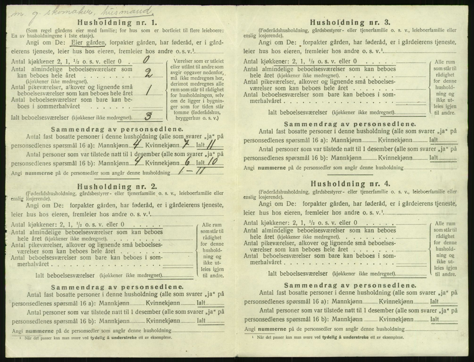 SAT, 1920 census for Surnadal, 1920, p. 44