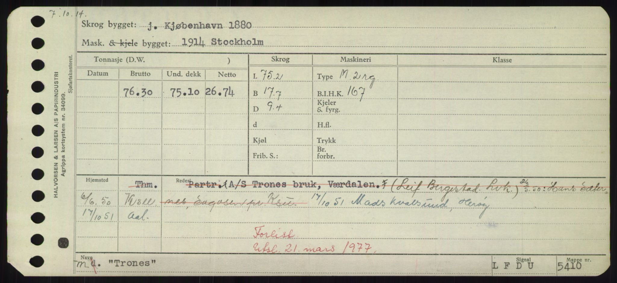 Sjøfartsdirektoratet med forløpere, Skipsmålingen, RA/S-1627/H/Hd/L0039: Fartøy, Ti-Tø, p. 683