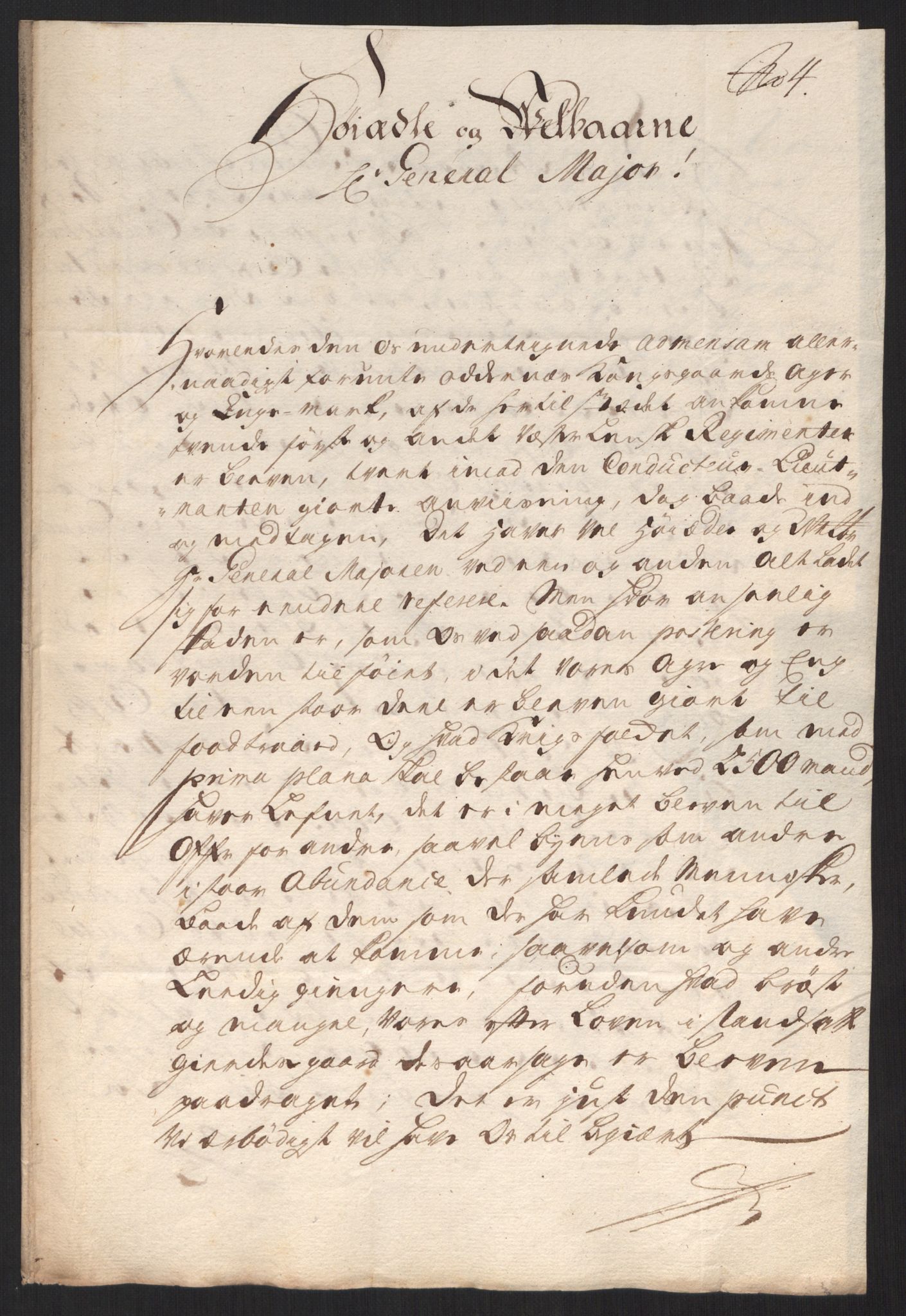 Kommanderende general (KG I) med Det norske krigsdirektorium, AV/RA-EA-5419/D/L0060: Stattholderens, stiftamtmenns og amtmenns brev, 1720-1730, p. 199