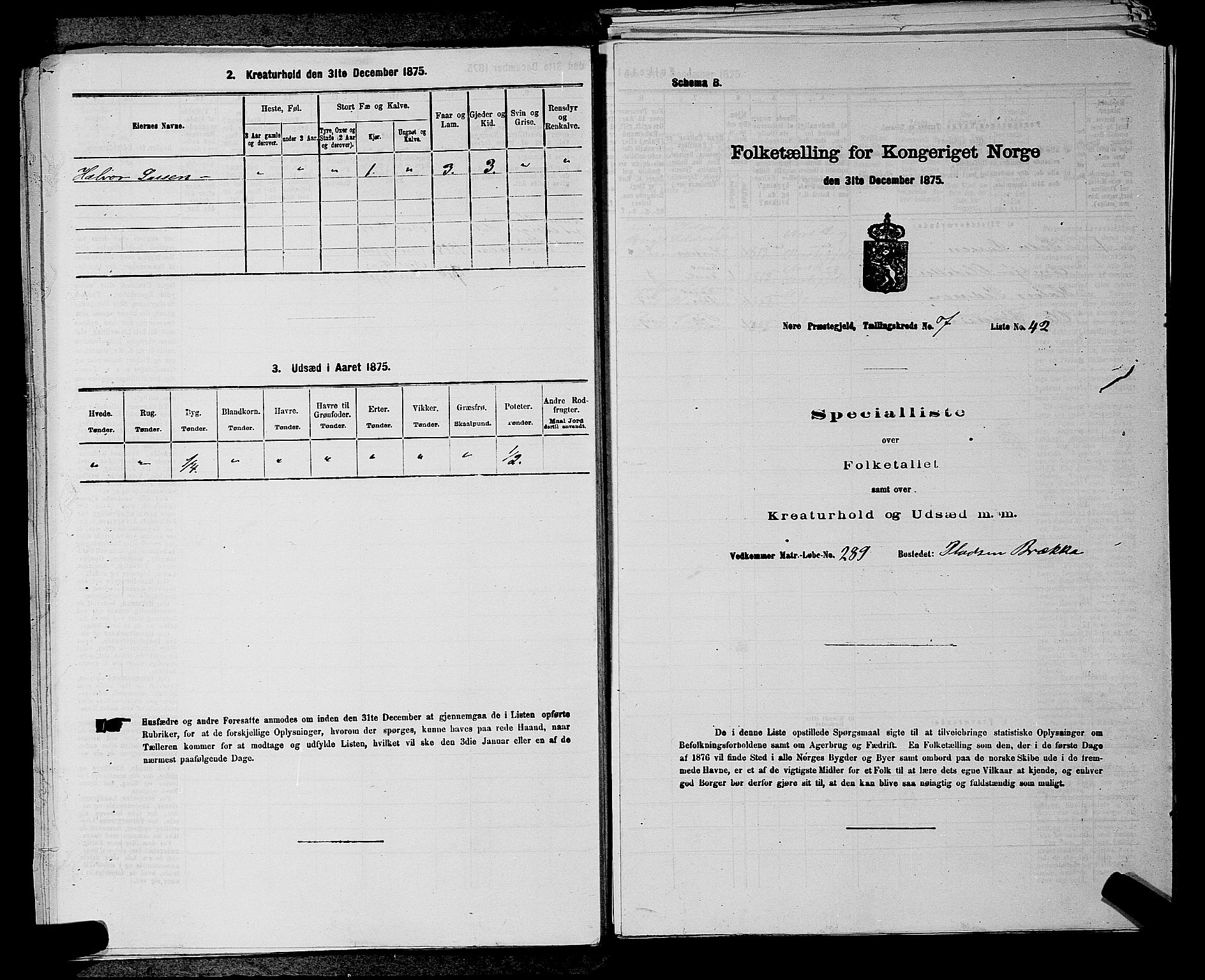 SAKO, 1875 census for 0633P Nore, 1875, p. 902