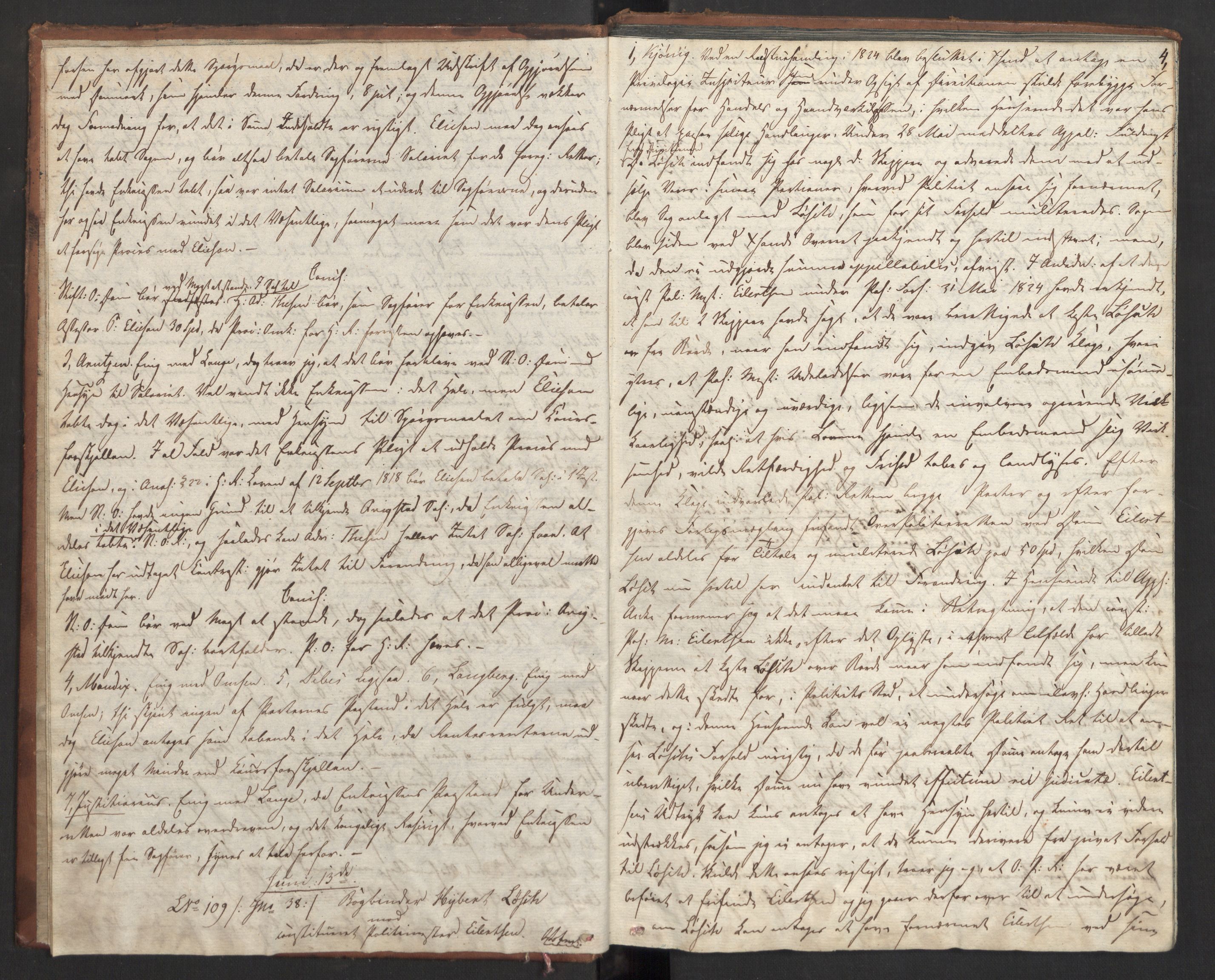Høyesterett, AV/RA-S-1002/E/Eb/Eba/L0012/0001: Voteringsprotokoller / Voteringsprotokoll, 1826, p. 3b-4a