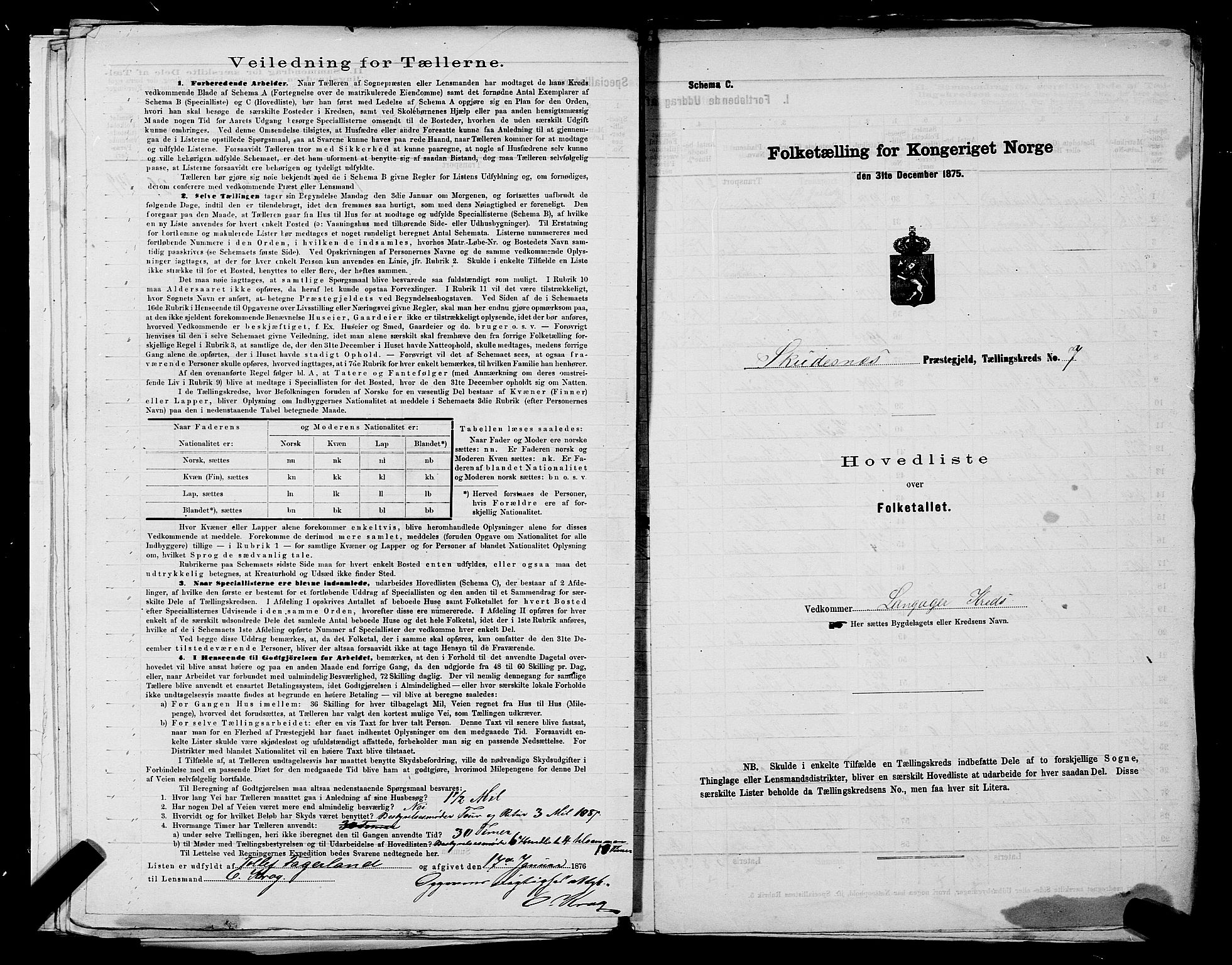 SAST, 1875 census for 1150L Skudenes/Falnes, Åkra og Ferkingstad, 1875, p. 23