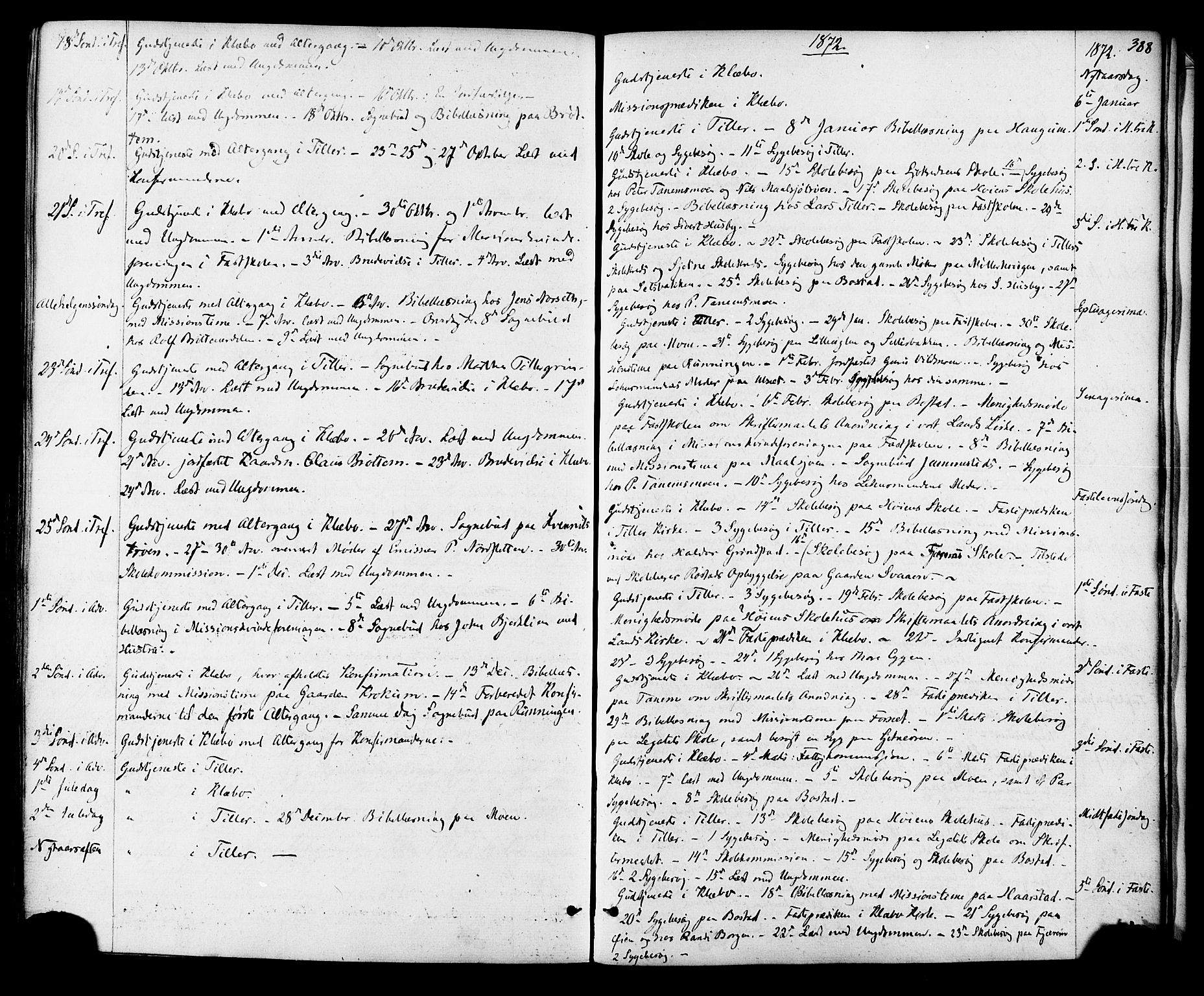 Ministerialprotokoller, klokkerbøker og fødselsregistre - Sør-Trøndelag, AV/SAT-A-1456/618/L0442: Parish register (official) no. 618A06 /1, 1863-1879, p. 388