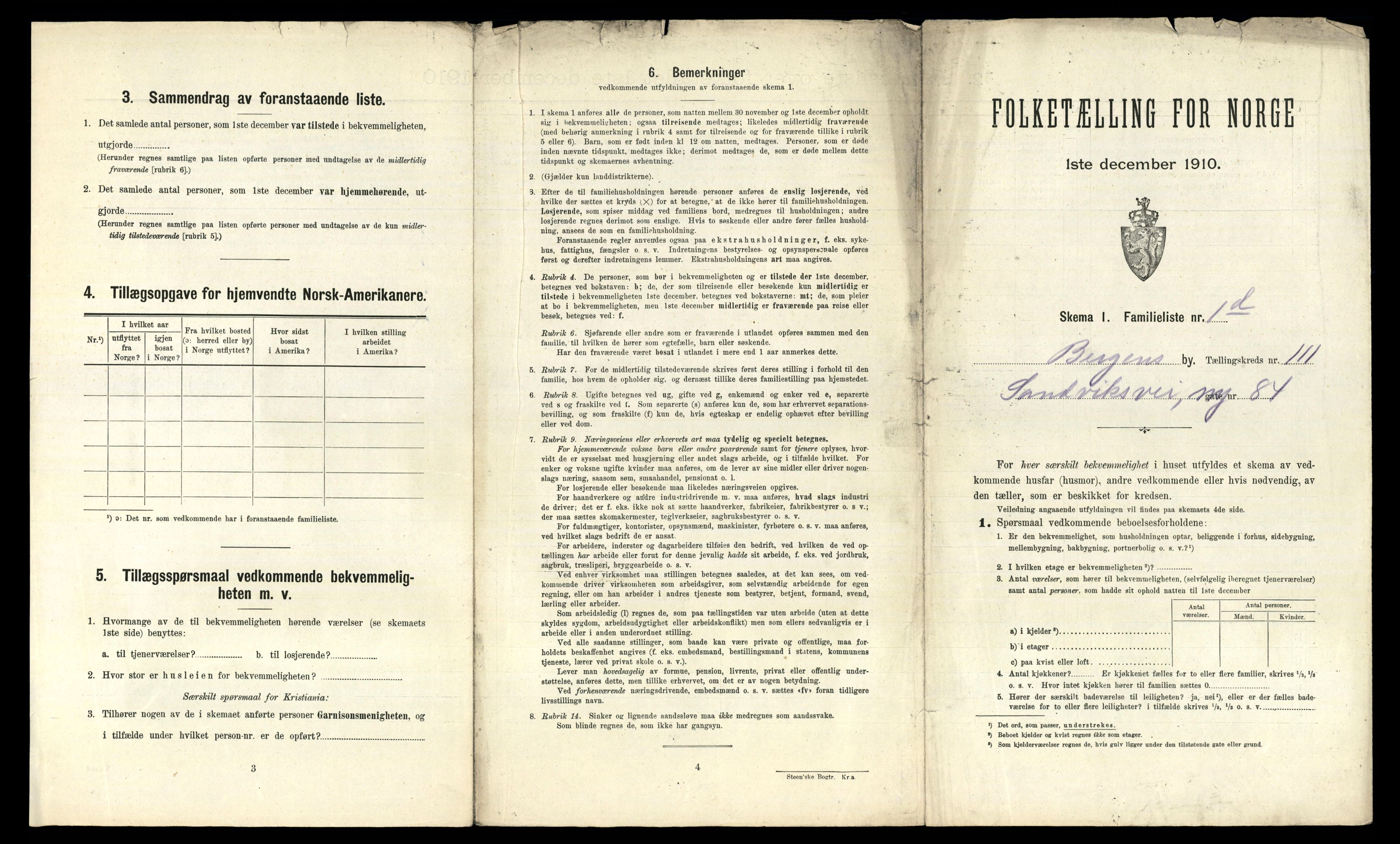 RA, 1910 census for Bergen, 1910, p. 38937