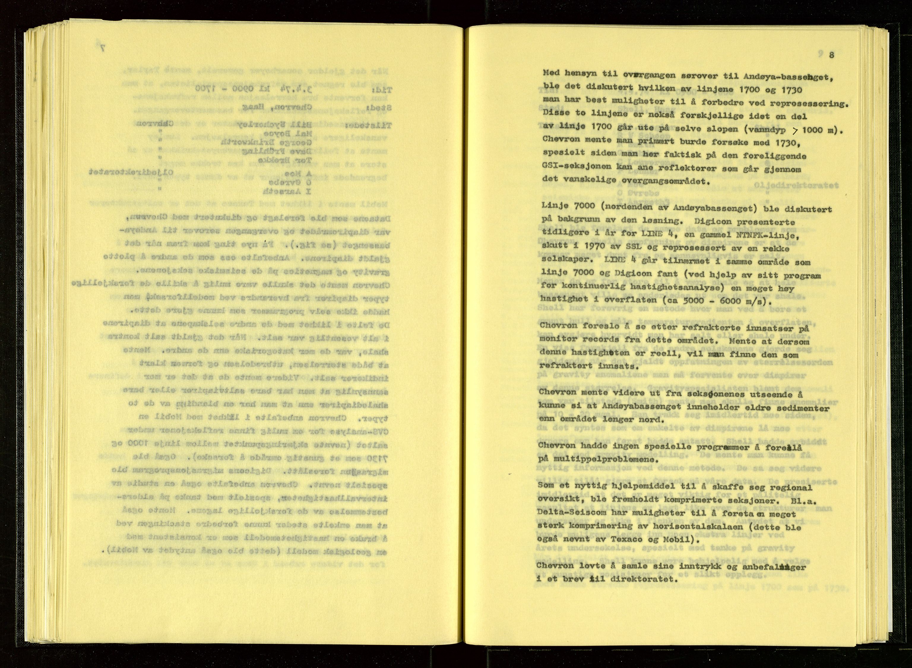 Oljedirektoratet, AV/SAST-A-101366/Aa/L0002: Referatprotokoller, 1974