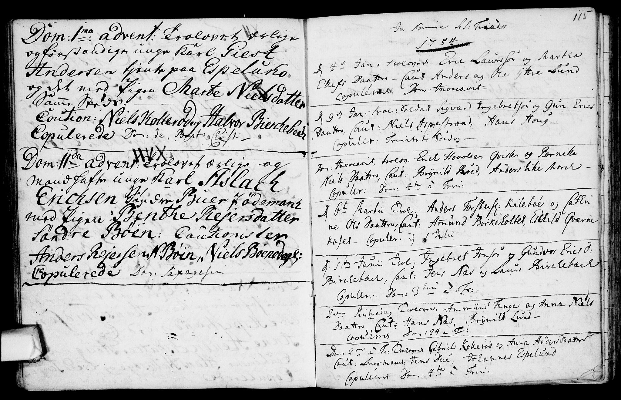 Aremark prestekontor Kirkebøker, SAO/A-10899/F/Fa/L0003: Parish register (official) no. I 3, 1745-1795, p. 115