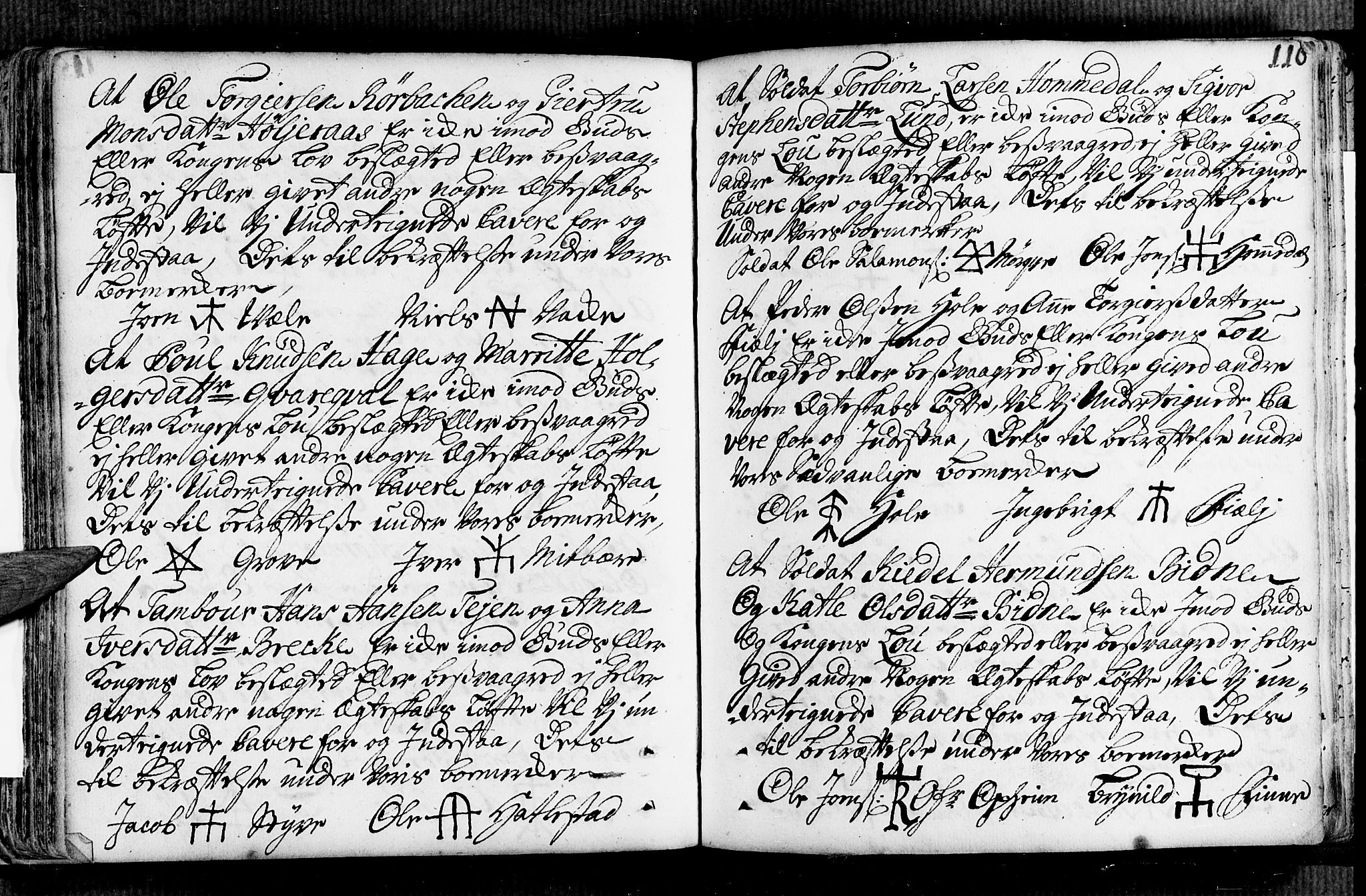 Voss sokneprestembete, AV/SAB-A-79001/H/Haa: Parish register (official) no. A 2, 1709-1730, p. 116