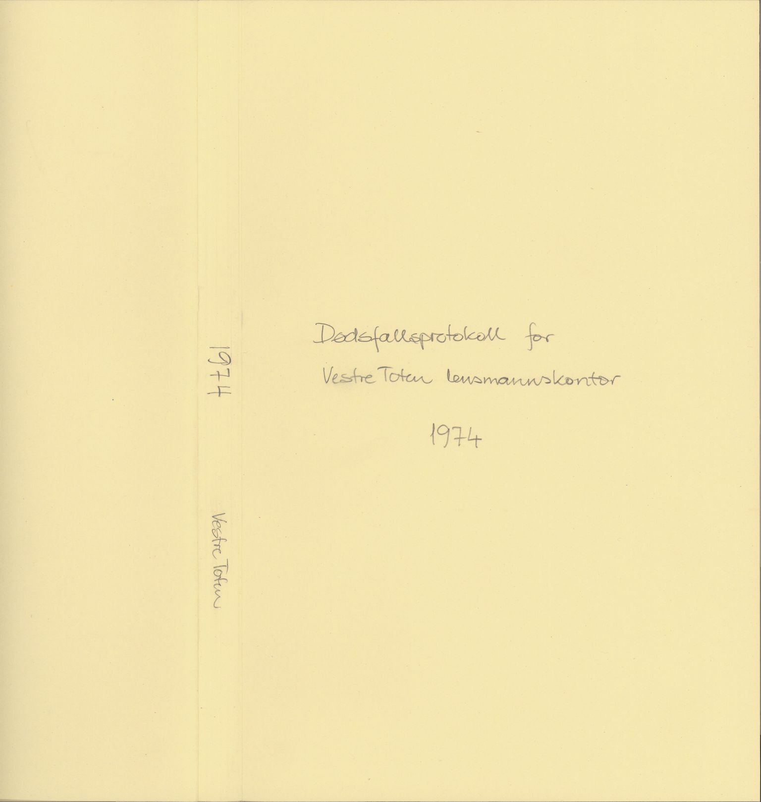 Vestre Toten lensmannskontor, SAH/LOV-007/H/Ha/L0018: Dødsfallsprotokoll, 1973-1978, p. 264