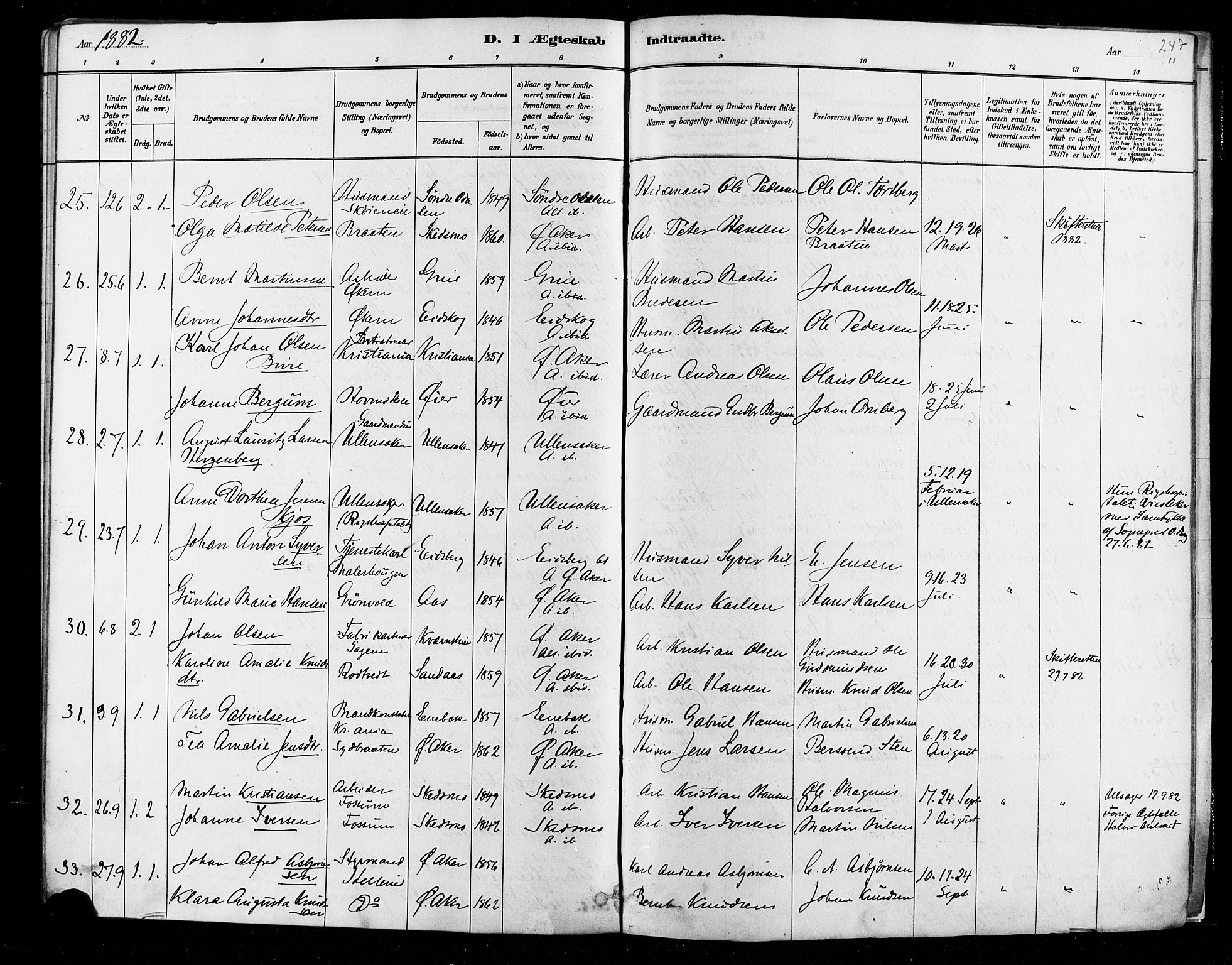 Østre Aker prestekontor Kirkebøker, AV/SAO-A-10840/F/Fa/L0006: Parish register (official) no. I 5, 1879-1882, p. 247k