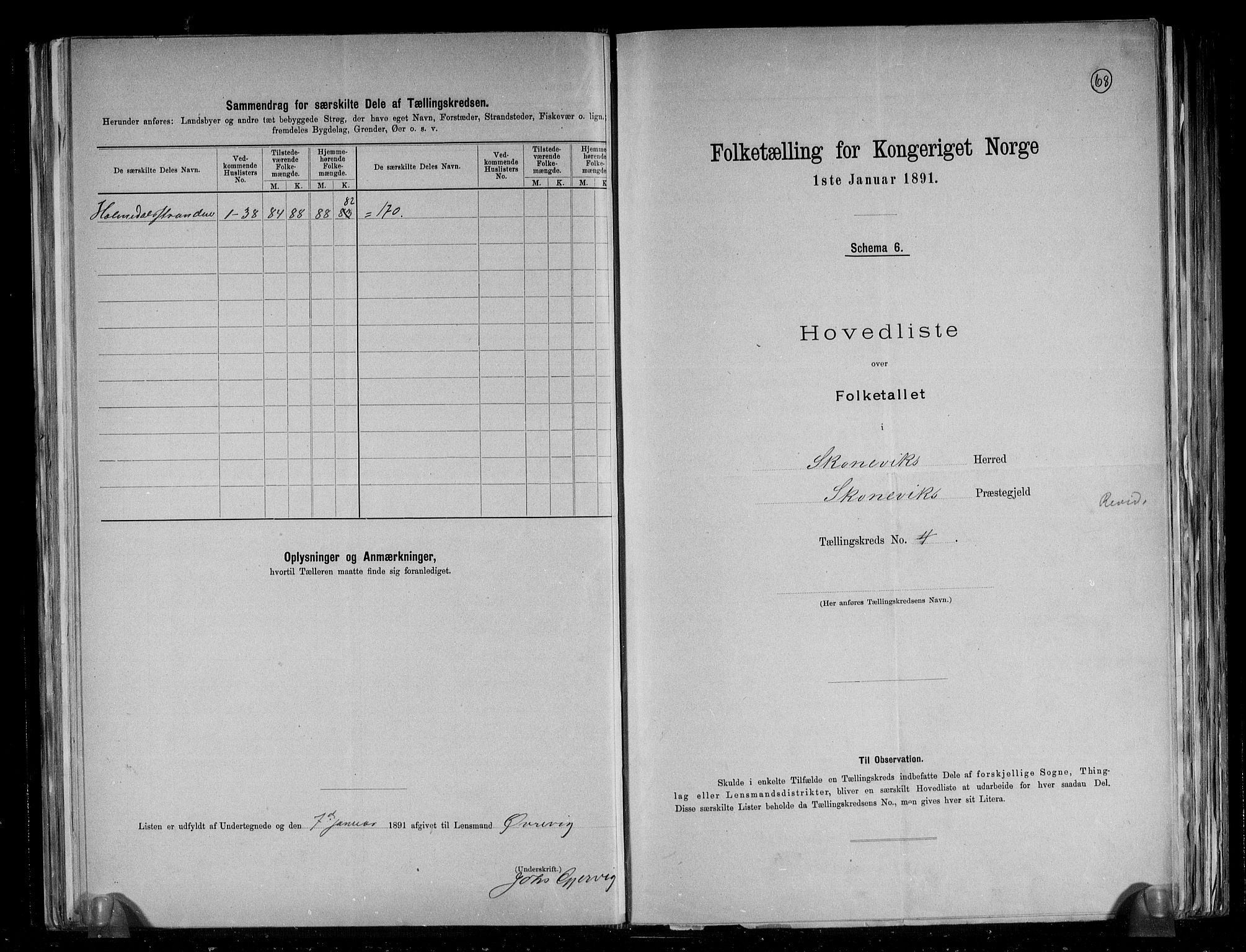 RA, 1891 census for 1212 Skånevik, 1891, p. 10