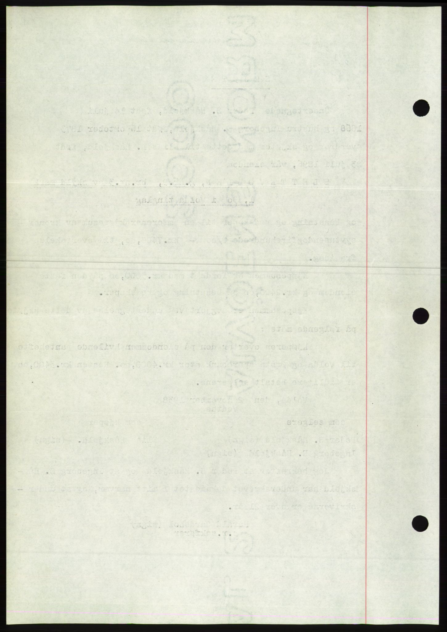 Søre Sunnmøre sorenskriveri, AV/SAT-A-4122/1/2/2C/L0066: Mortgage book no. 60, 1938-1938, Diary no: : 1636/1938