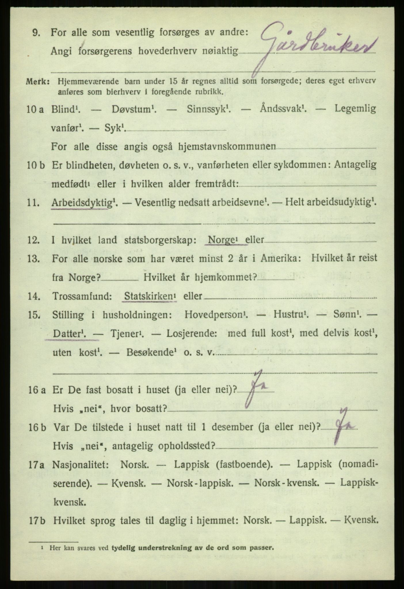 SATØ, 1920 census for Målselv, 1920, p. 2272