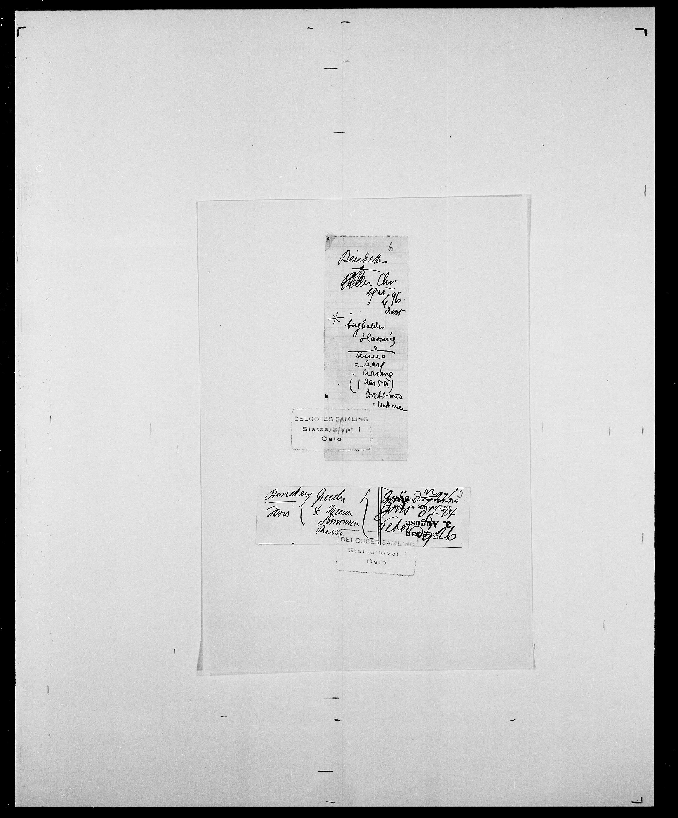 Delgobe, Charles Antoine - samling, AV/SAO-PAO-0038/D/Da/L0003: Barca - Bergen, p. 743