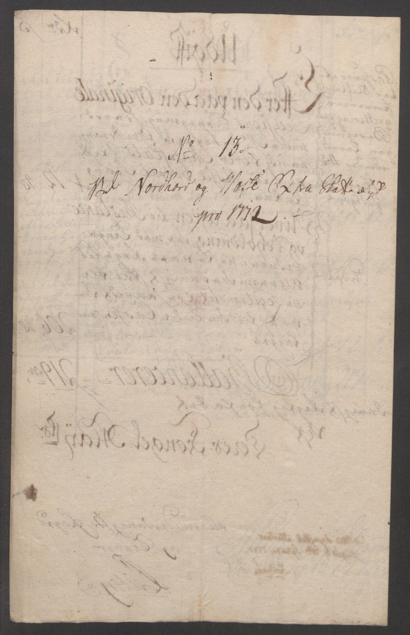 Rentekammeret inntil 1814, Reviderte regnskaper, Fogderegnskap, AV/RA-EA-4092/R51/L3303: Ekstraskatten Nordhordland og Voss, 1762-1772, p. 700