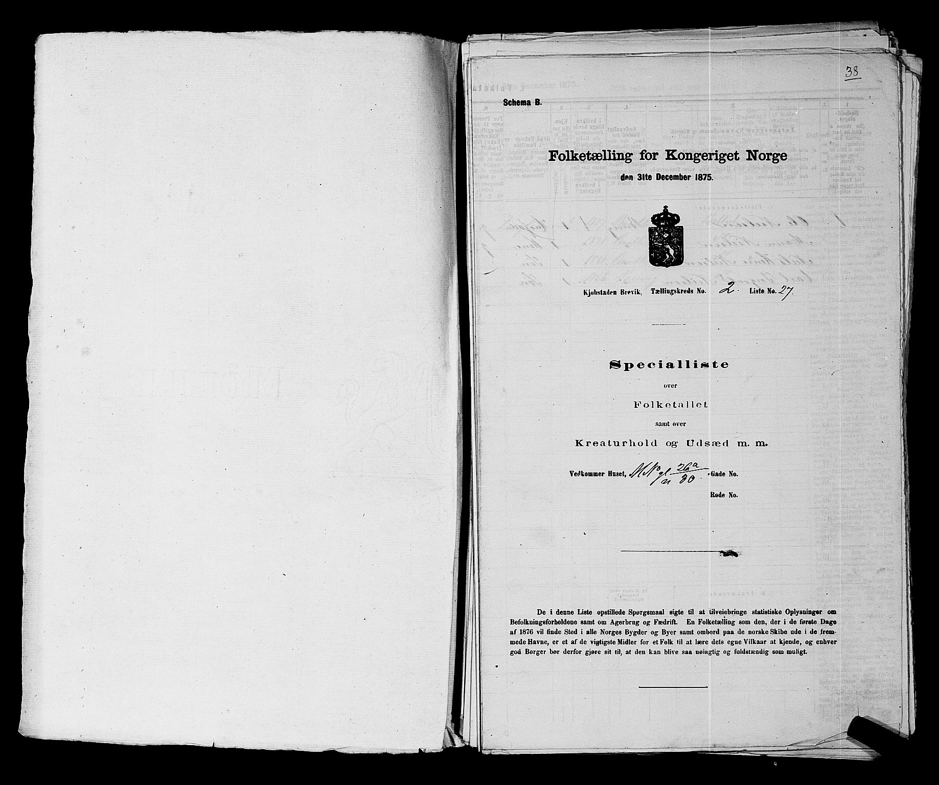 SAKO, 1875 census for 0804P Brevik, 1875, p. 78