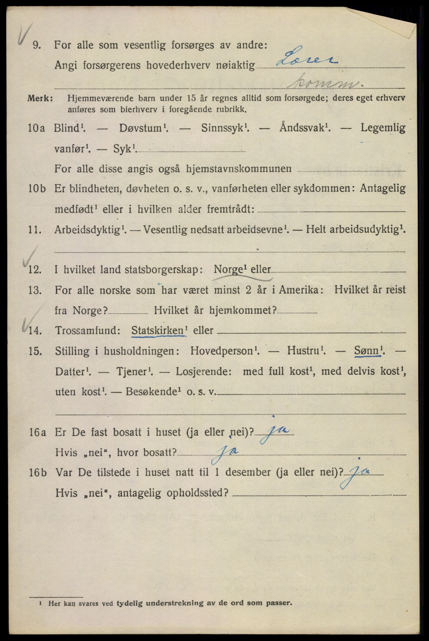 SAO, 1920 census for Kristiania, 1920, p. 333360