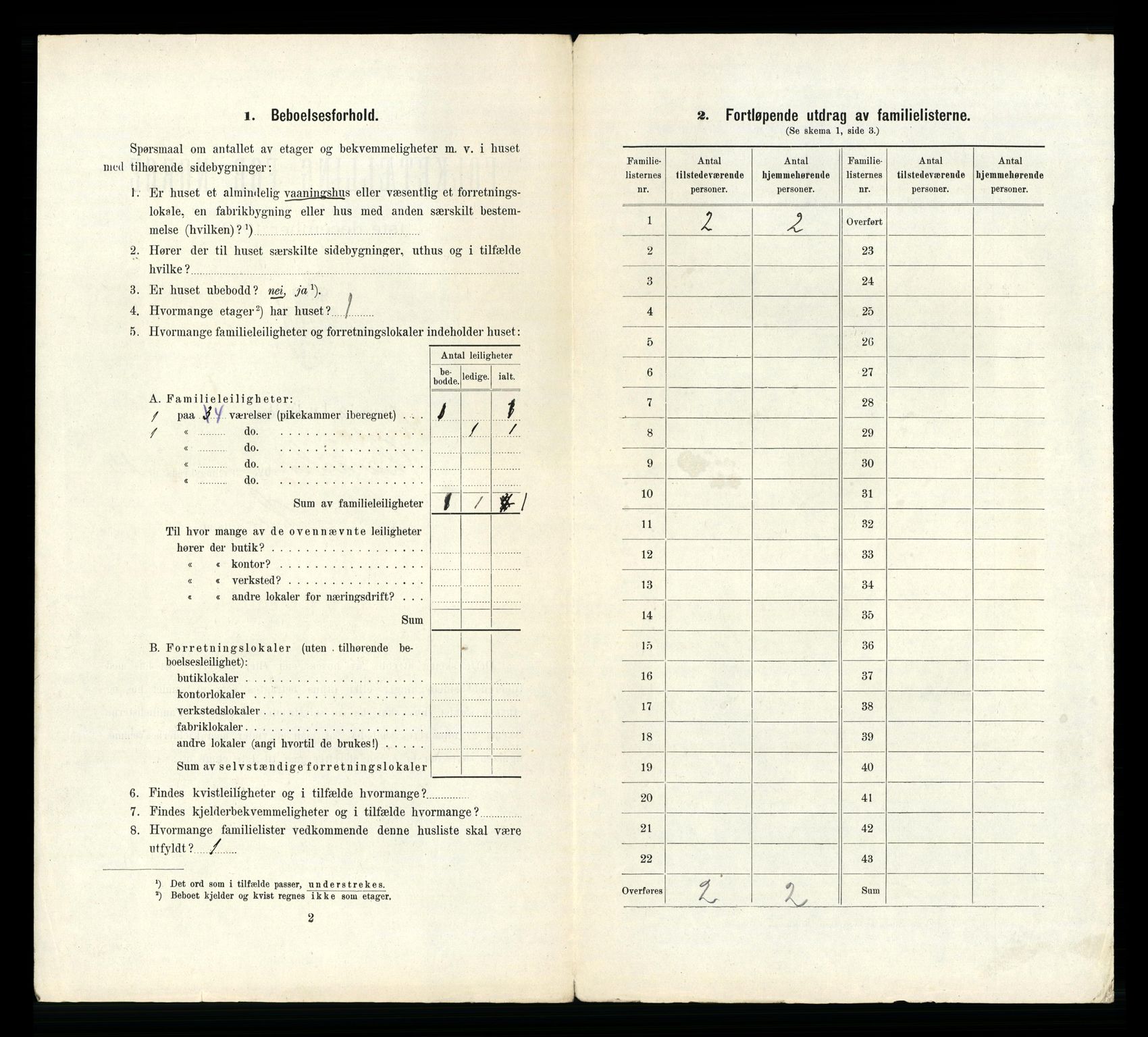 RA, 1910 census for Larvik, 1910, p. 4382