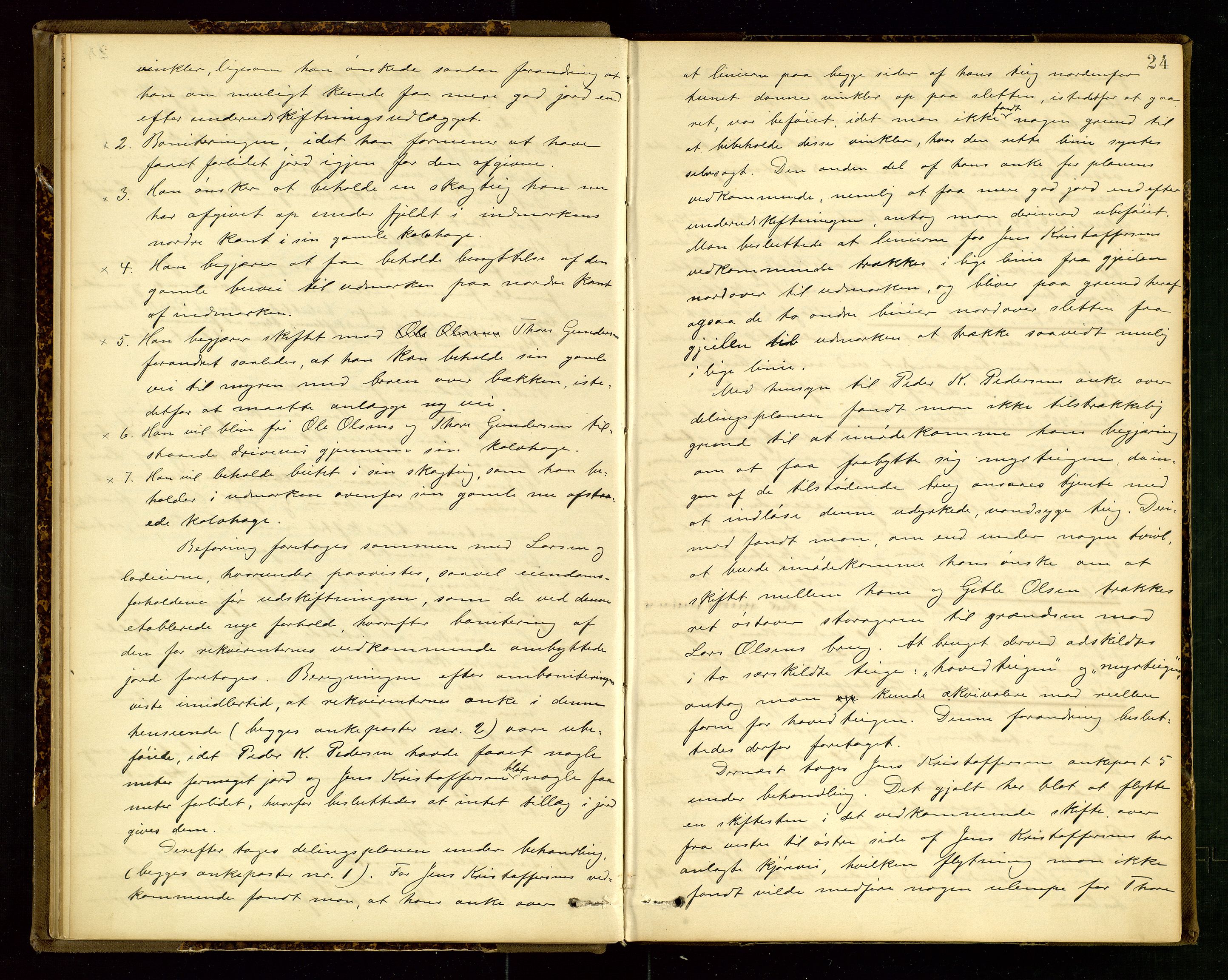 Rogaland jordskifterett, AV/SAST-A-102426/Oa/L0056: Forhandlingsprotokoll, 1884-1908, p. 24
